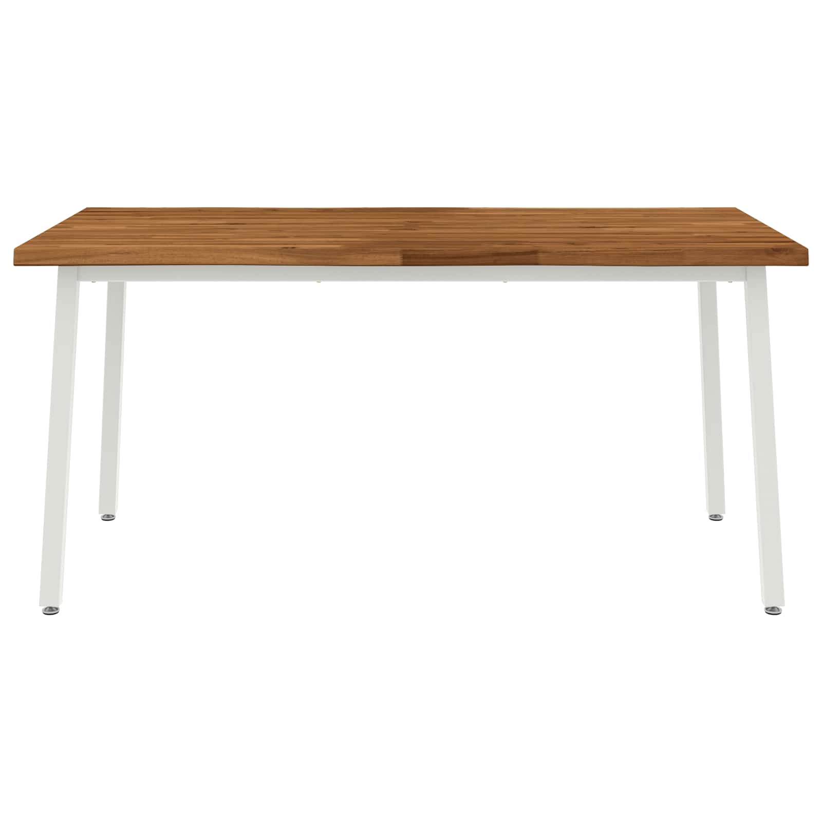 Table à manger en bord vivant 160 x 90 x 75 cm Naturel
