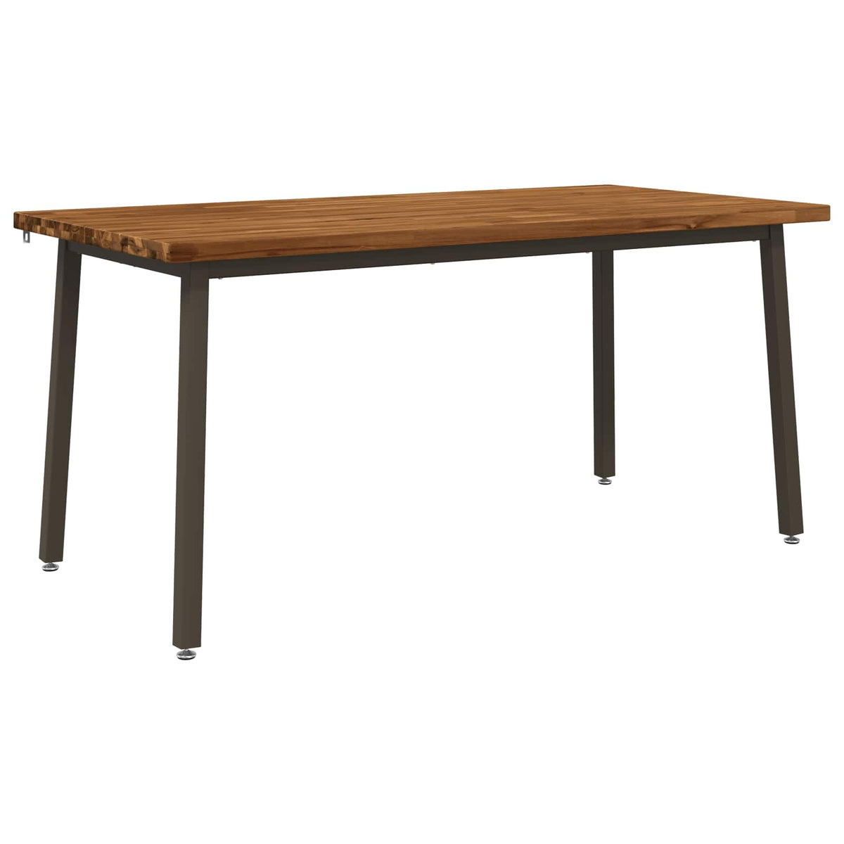 Table à manger carrée 160 x 70 x 75 cm Bois d'Acacia Massif