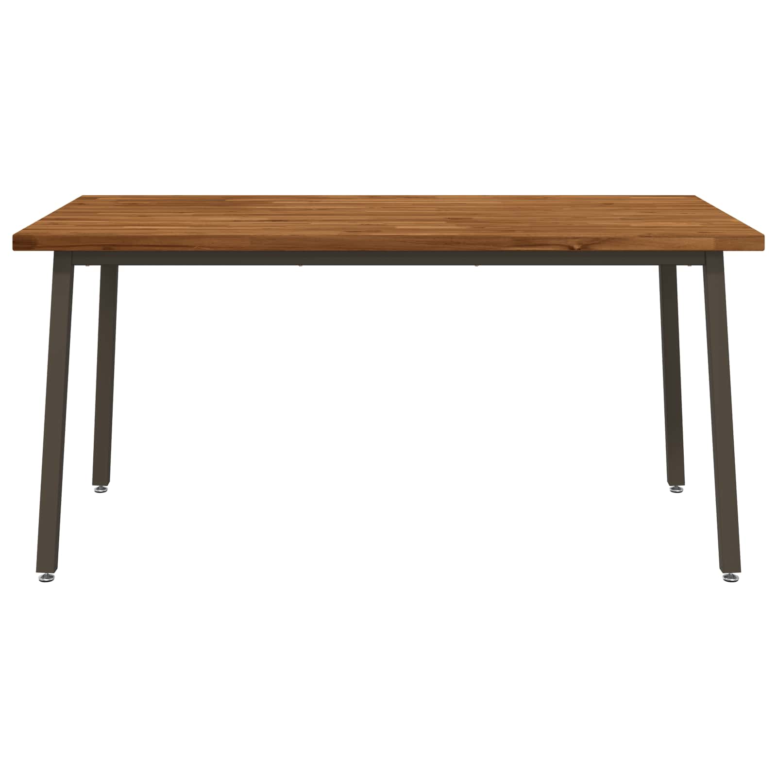 Table à manger carrée 160 x 70 x 75 cm Bois d'Acacia Massif
