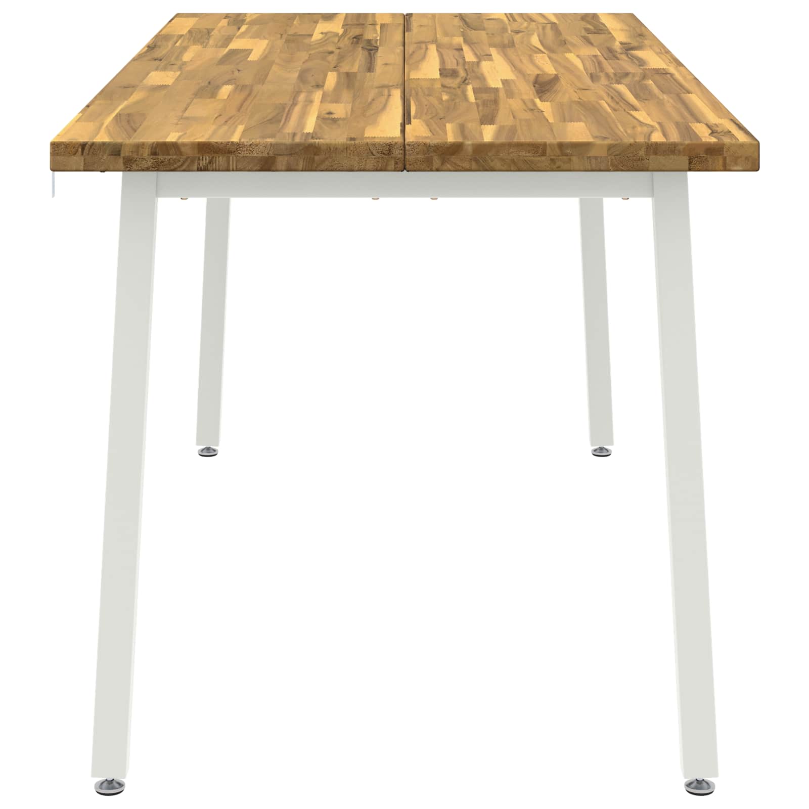 Table à manger carrée 160 x 70 x 75 cm Bois d'Acacia Massif