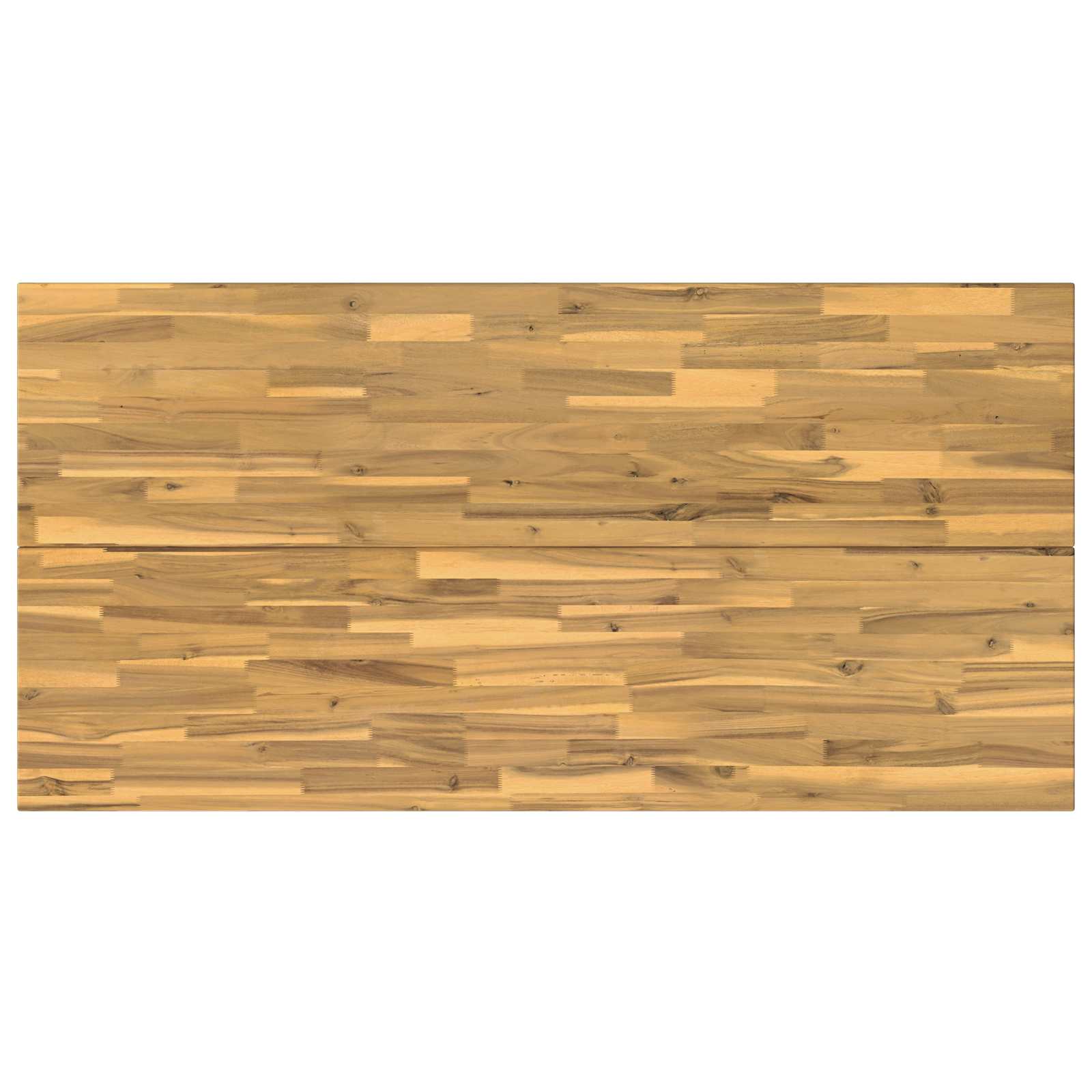 Table à manger carrée 160 x 70 x 75 cm Bois d'Acacia Massif