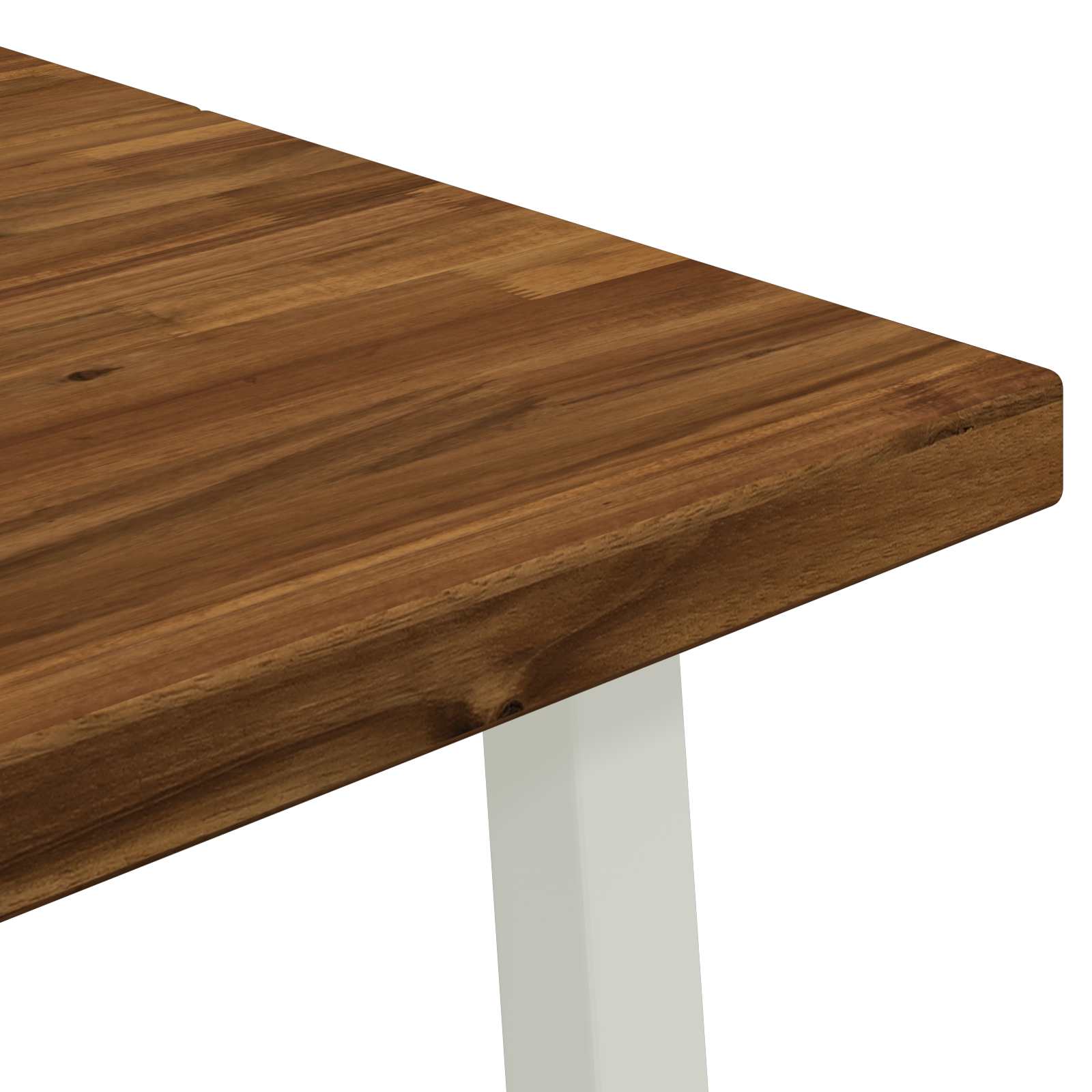 Table à manger carrée 160 x 80 x 75 cm Bois d'Acacia Massif