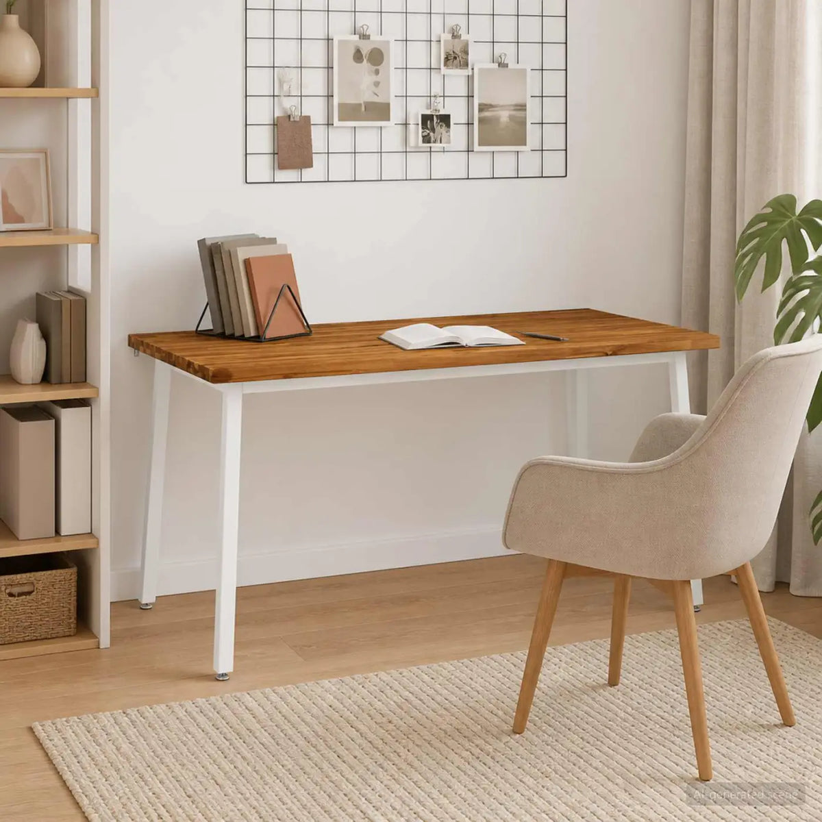 Table à manger carrée 160 x 80 x 75 cm Bois d’Acacia Massif - XIOS