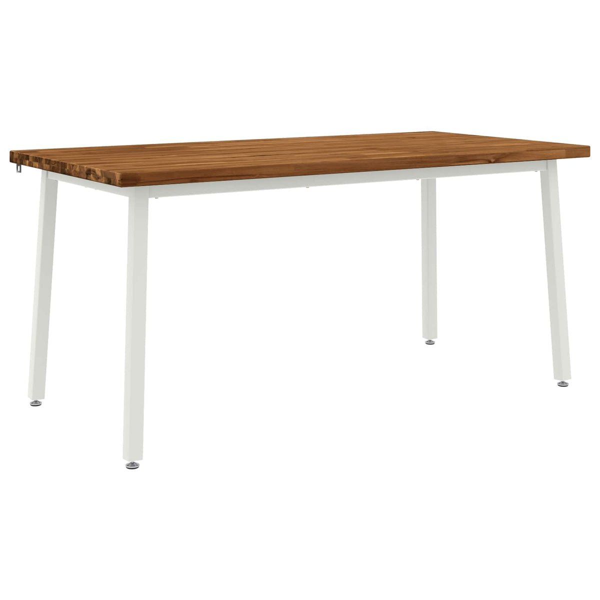 Table à manger carrée 160 x 80 x 75 cm Bois d'Acacia Massif
