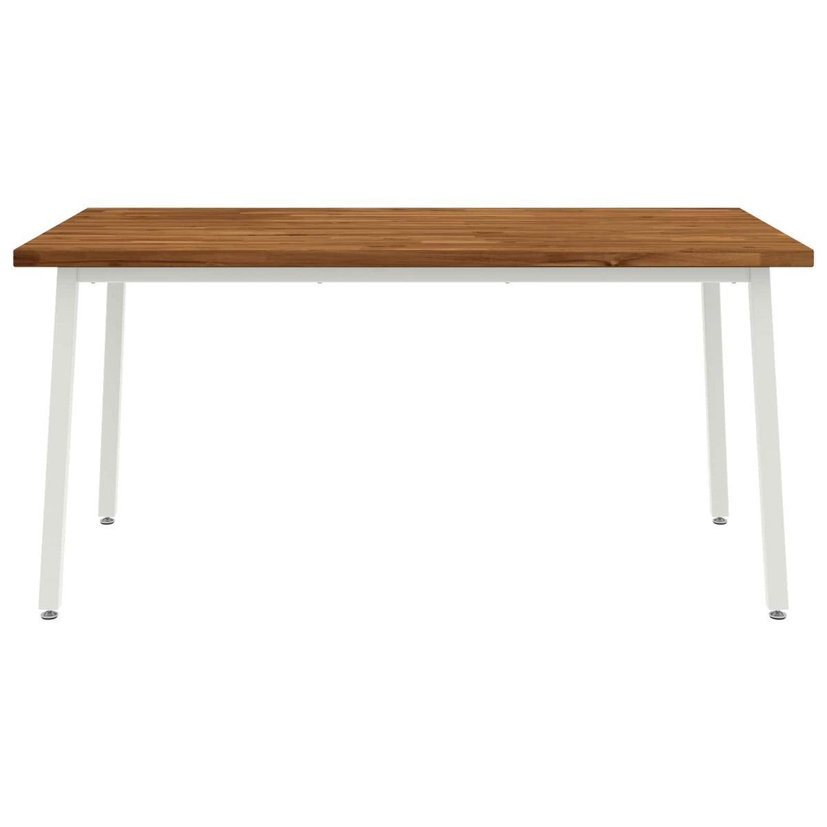 Table à manger carrée 160 x 80 x 75 cm Bois d'Acacia Massif