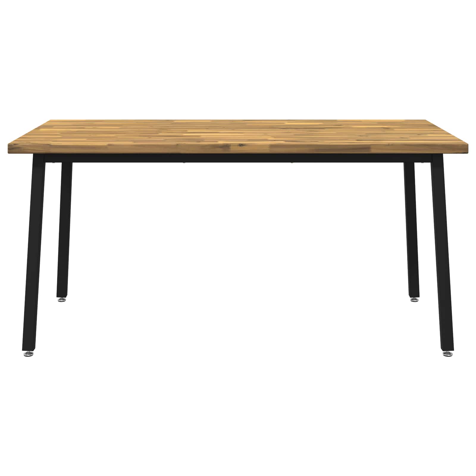Table à manger carrée 160 x 80 x 75 cm Bois d'Acacia Massif
