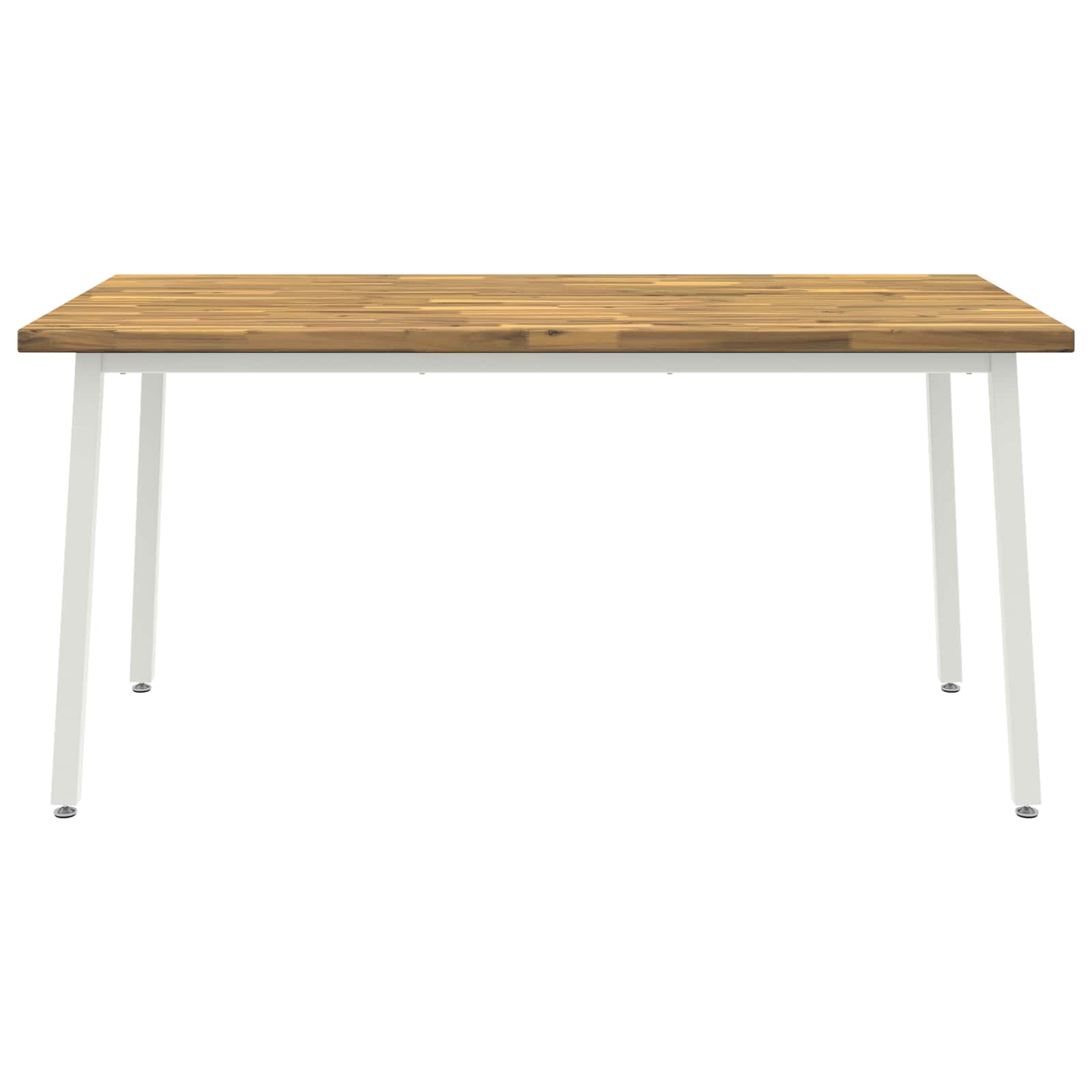 Table à manger carrée 160 x 80 x 75 cm Bois d'Acacia Massif