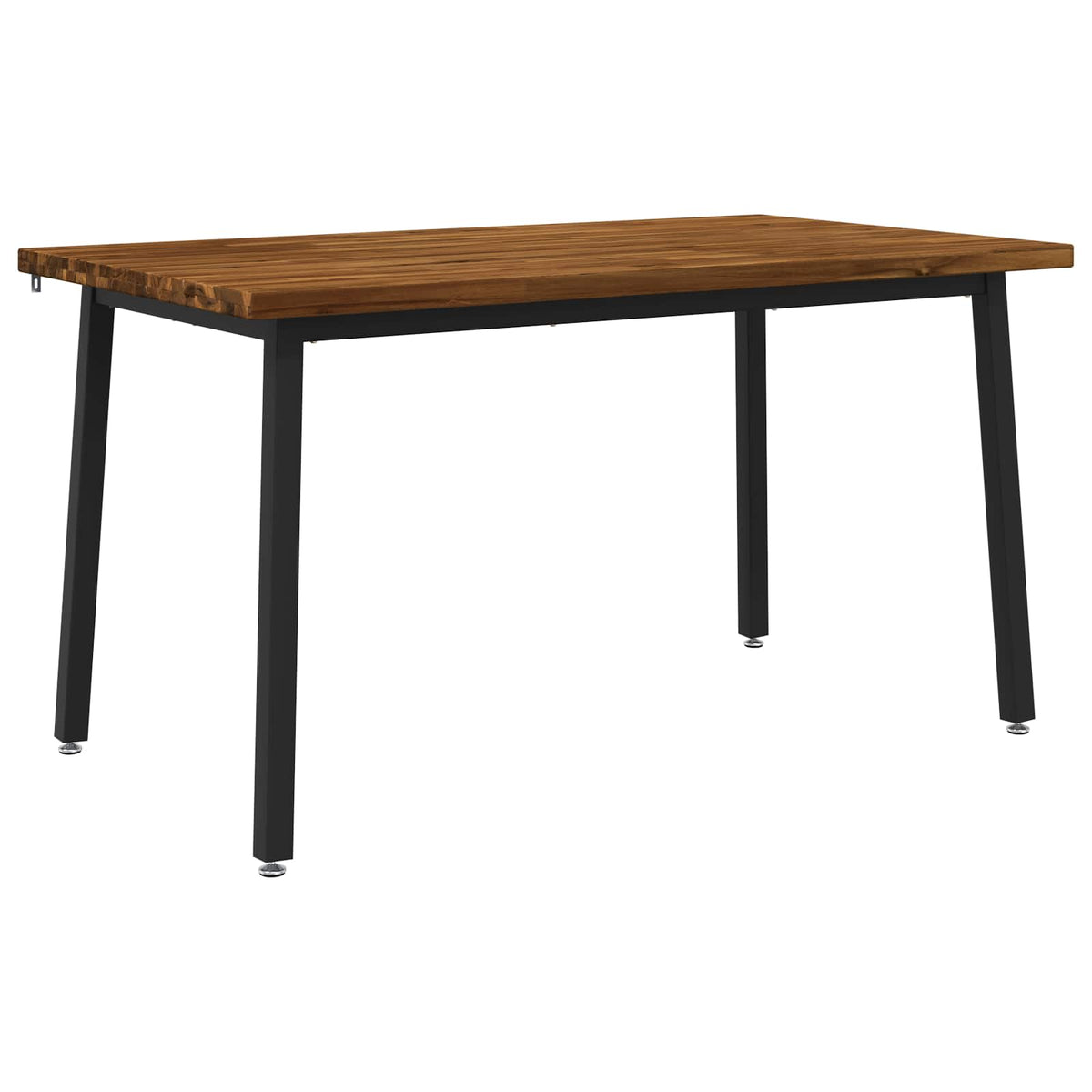 Table à manger carrée 140 x 90 x 75 cm Bois d'Acacia Massif