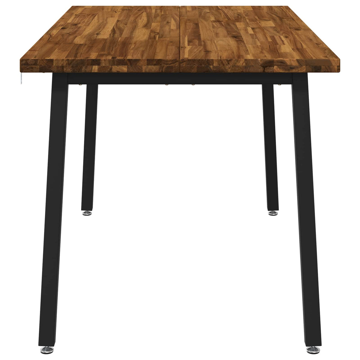 Table à manger carrée 140 x 90 x 75 cm Bois d'Acacia Massif