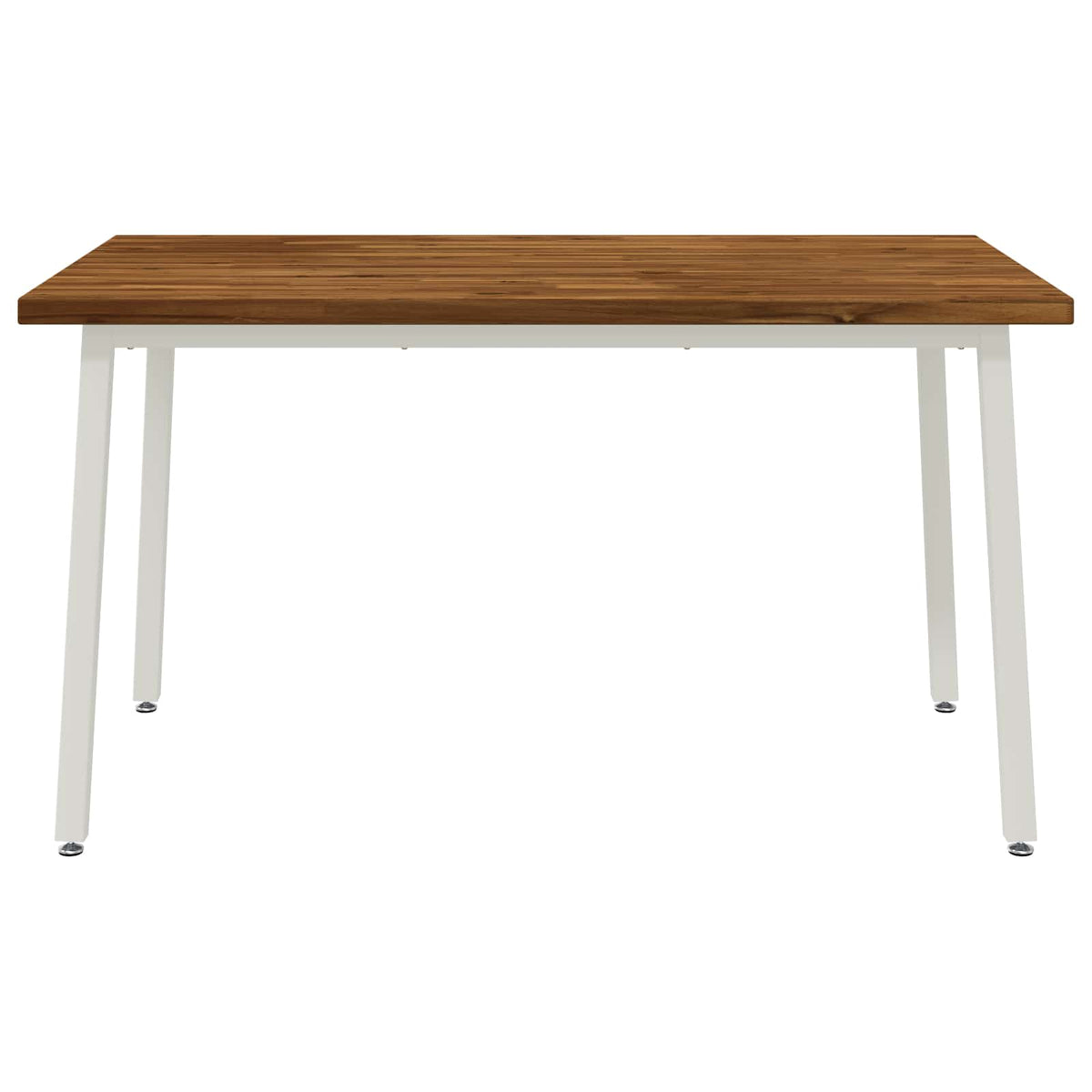 Table à manger carrée 140 x 90 x 75 cm Bois d'Acacia Massif