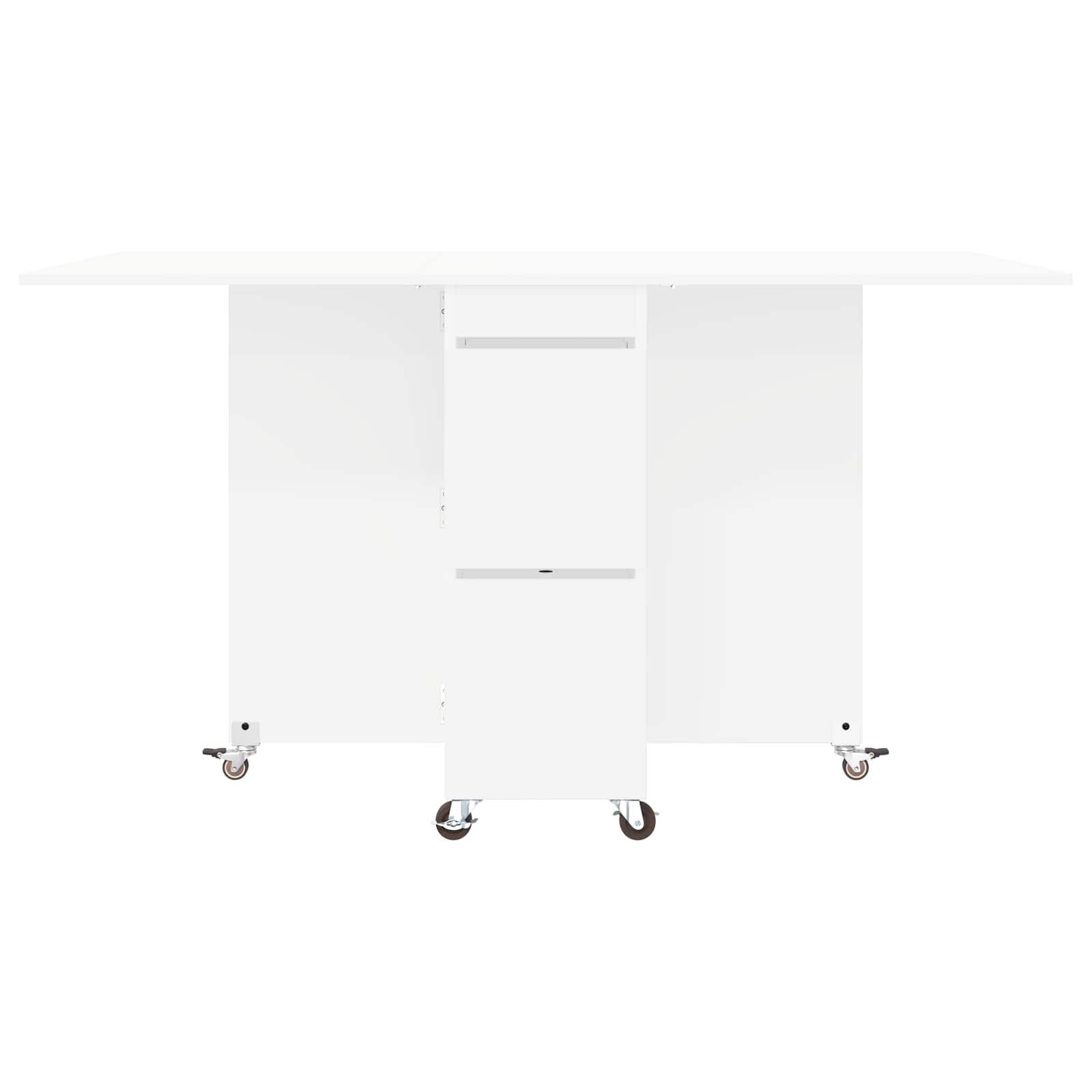 Table à dîner 2 pcs 140 x 80 x 77 cm Bois d'ingénierie Blanc - XIOS
