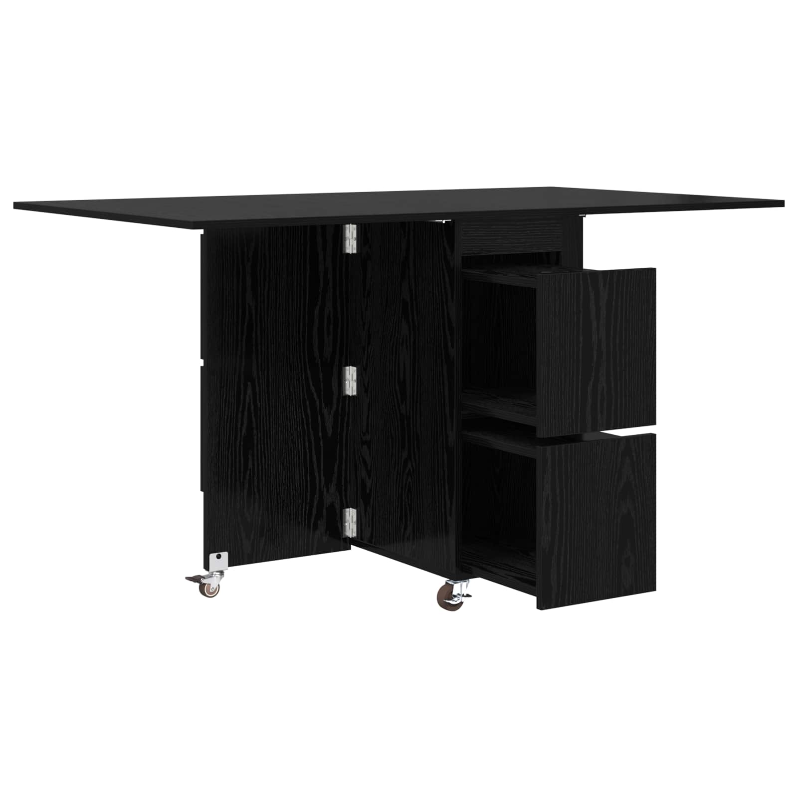 Table à dîner 2 pcs 140 x 80 x 77 cm Bois d'ingénierie - XIOS