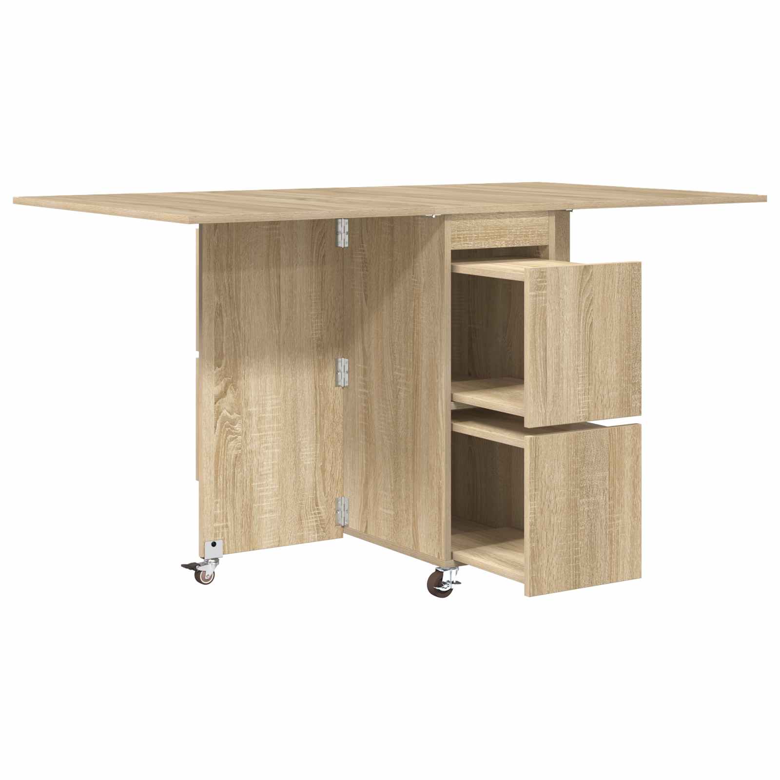 Table à dîner 2 pcs 140 x 80 x 77 cm Bois d'ingénierie - XIOS