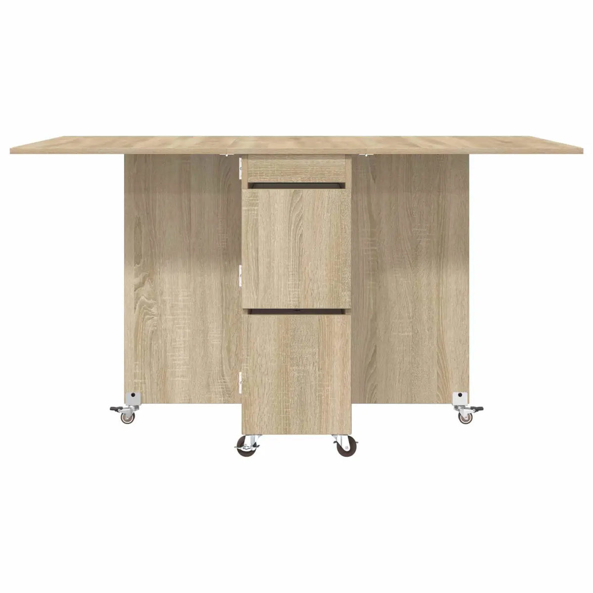 Table à dîner 140 x 80 x 77 cm Bois d’ingénierie Chêne Sonoma - XIOS