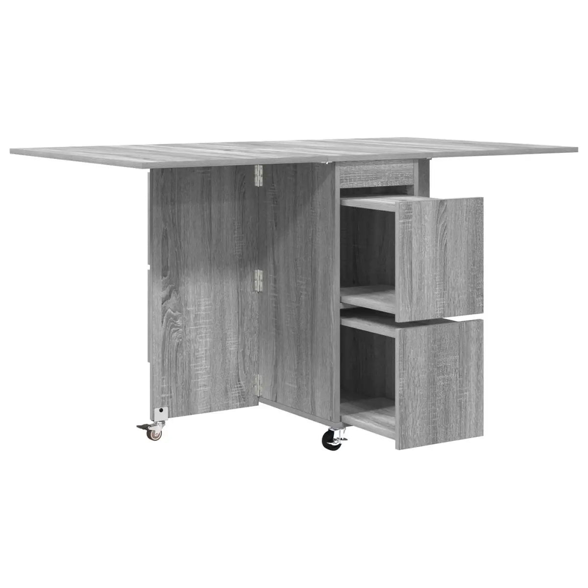 Table à dîner 140 x 80 x 77 cm Bois d’ingénierie Sonoma gris - XIOS