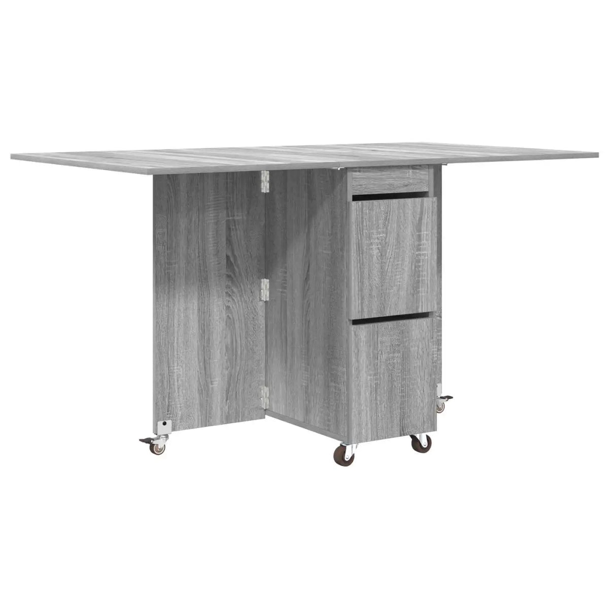 Table à dîner 140 x 80 x 77 cm Bois d’ingénierie Sonoma gris - XIOS