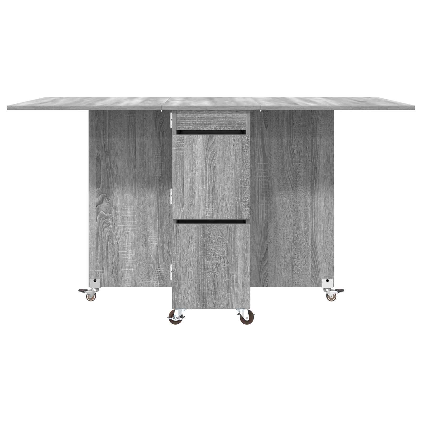 Table à dîner 2 pcs 140 x 80 x 77 cm Bois d'ingénierie - XIOS