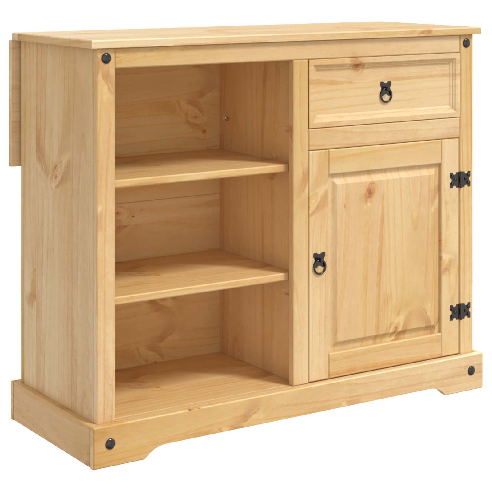 Chariot de cuisine 2 pcs Cire de Miel 112 x 70 x 91,5 cm - XIOS