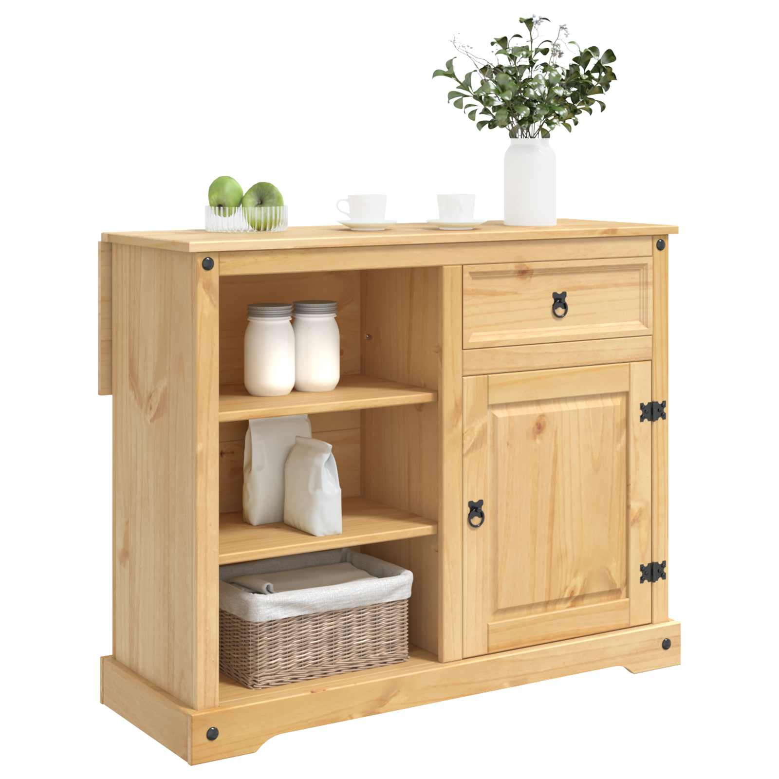 Chariot de cuisine 2 pcs Cire de Miel 112 x 70 x 91,5 cm - XIOS