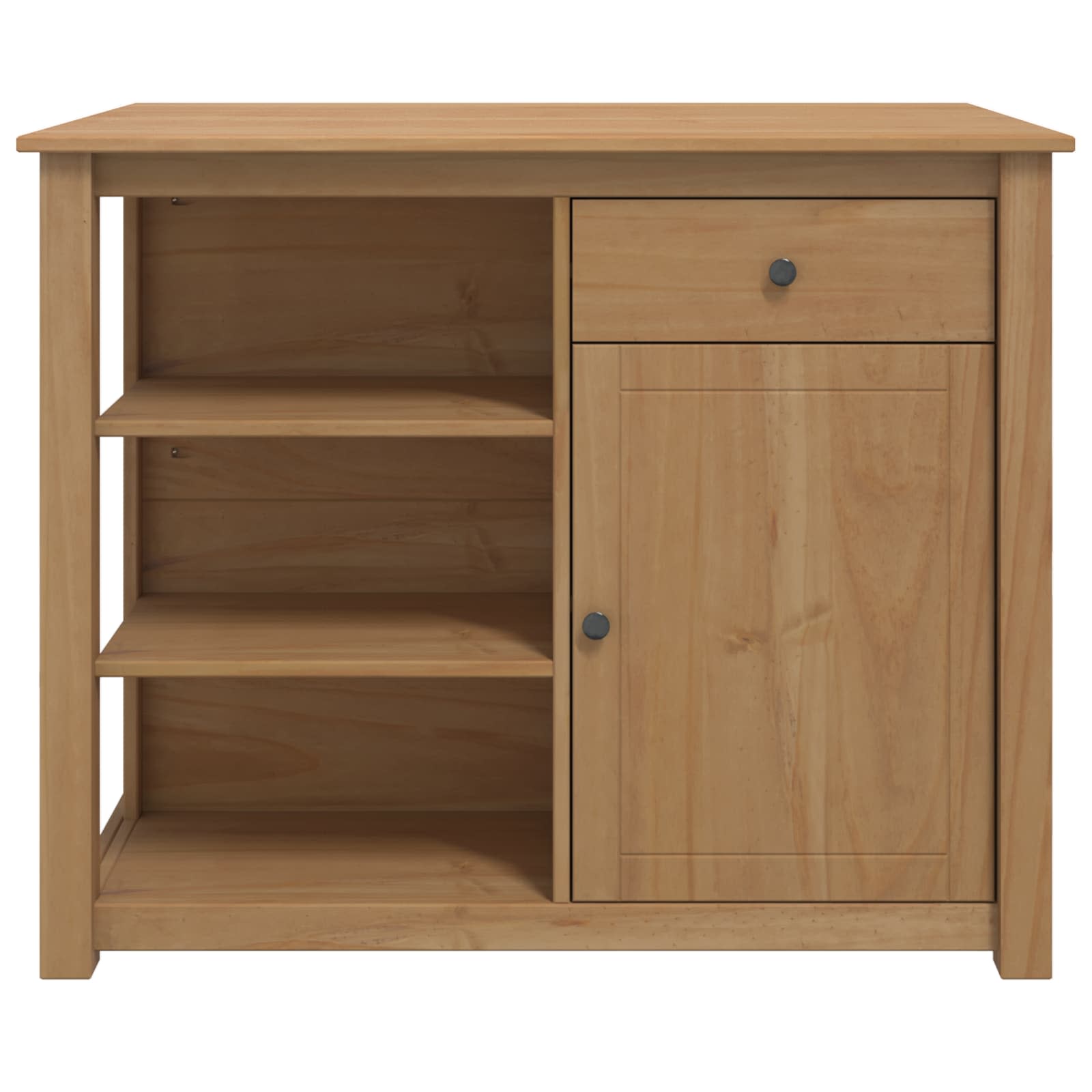 Chariot de cuisine PANAMA 2 pcs Cire de Miel 112 x 77 x 90 cm - XIOS