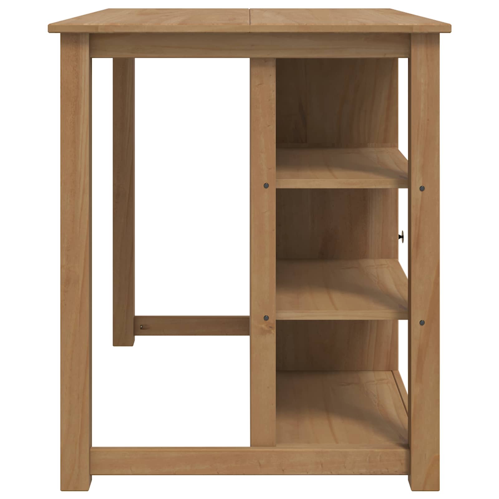 Chariot de cuisine PANAMA 2 pcs Cire de Miel 112 x 77 x 90 cm - XIOS