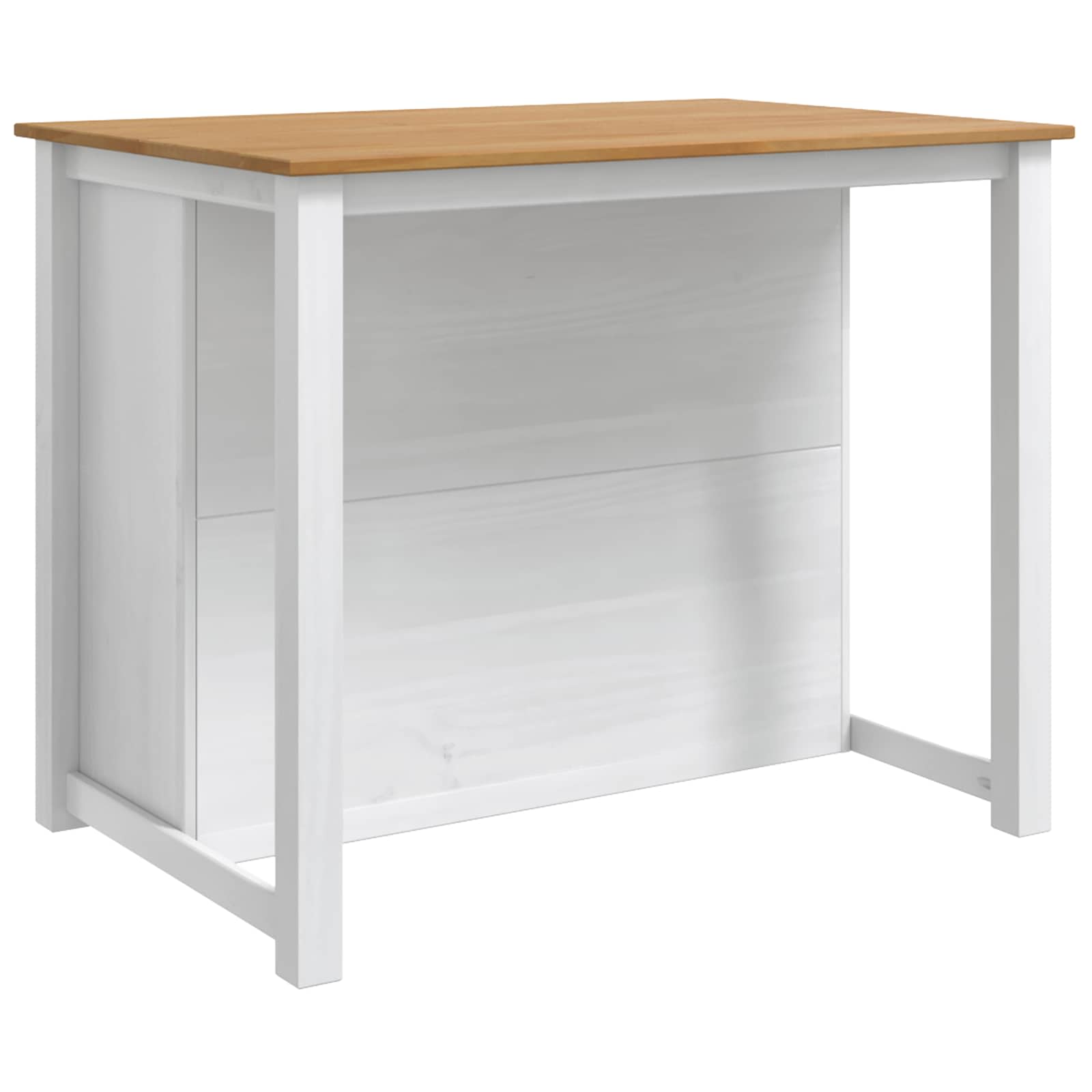 Chariot de cuisine PANAMA 2 pcs Blanc et Cire de Miel - XIOS