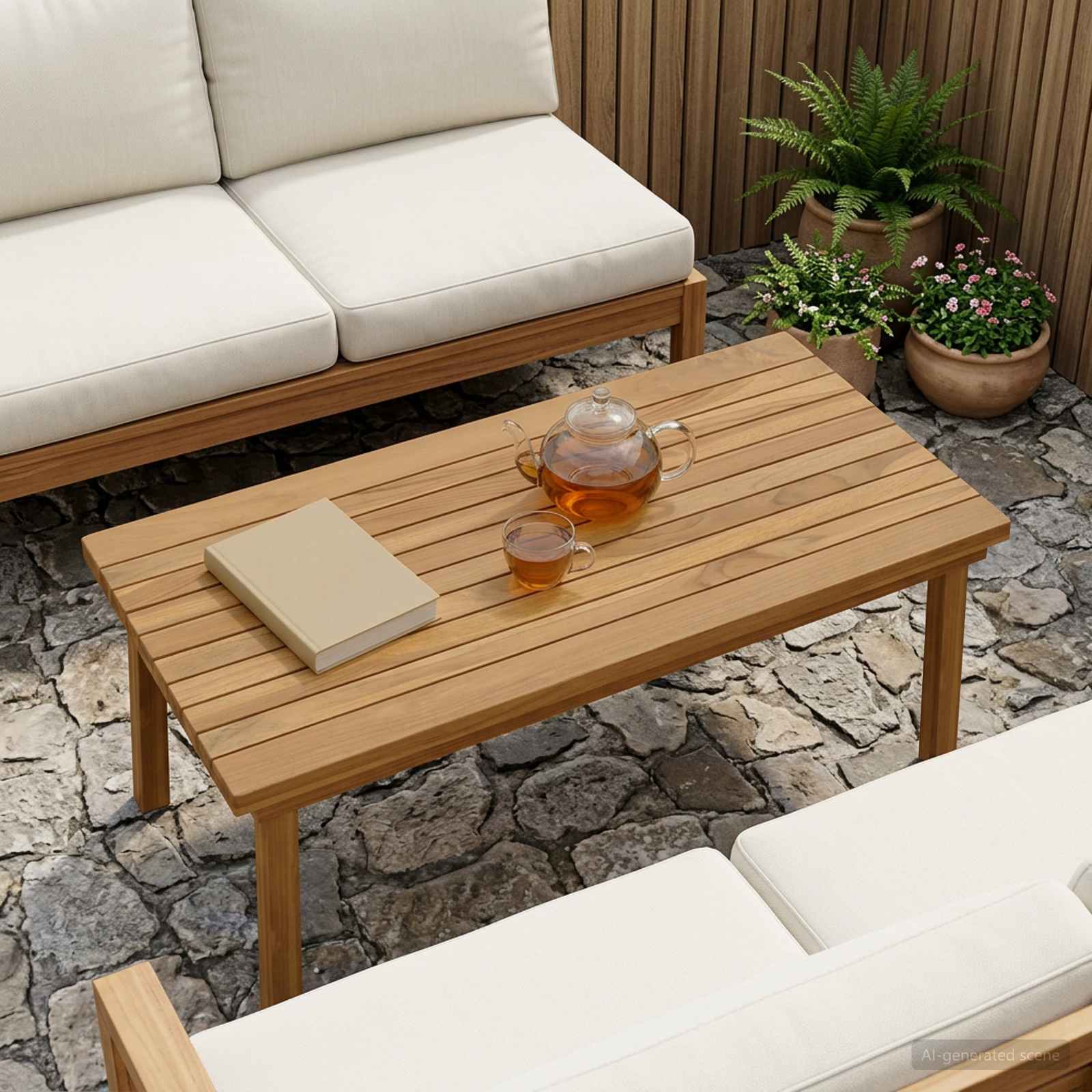 Plateau de table 80 x 40 x 3,5 cm Rectangulaire Naturel - XIOS