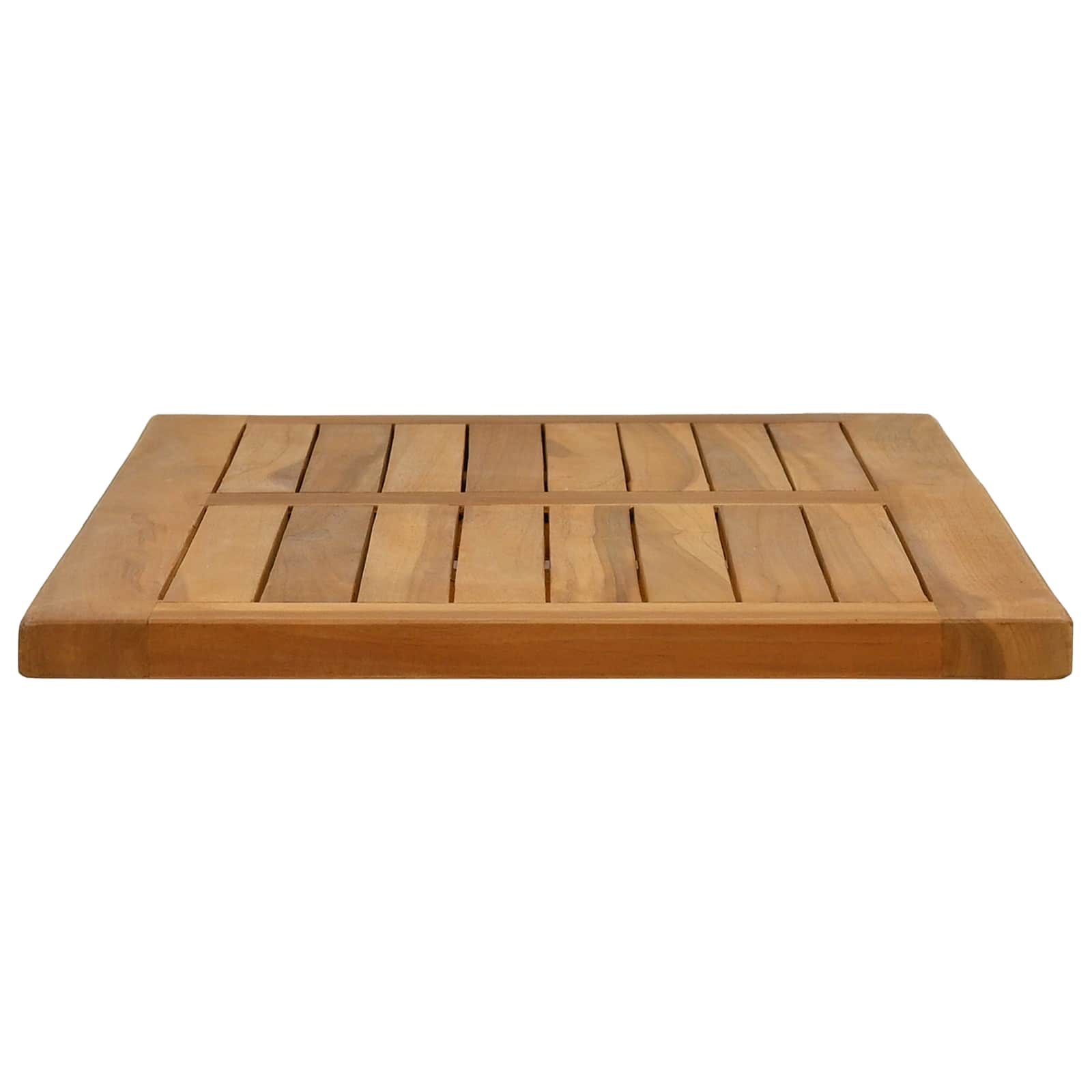 Plateau de table Rectangulaire Bois de teck massif Naturel - XIOS