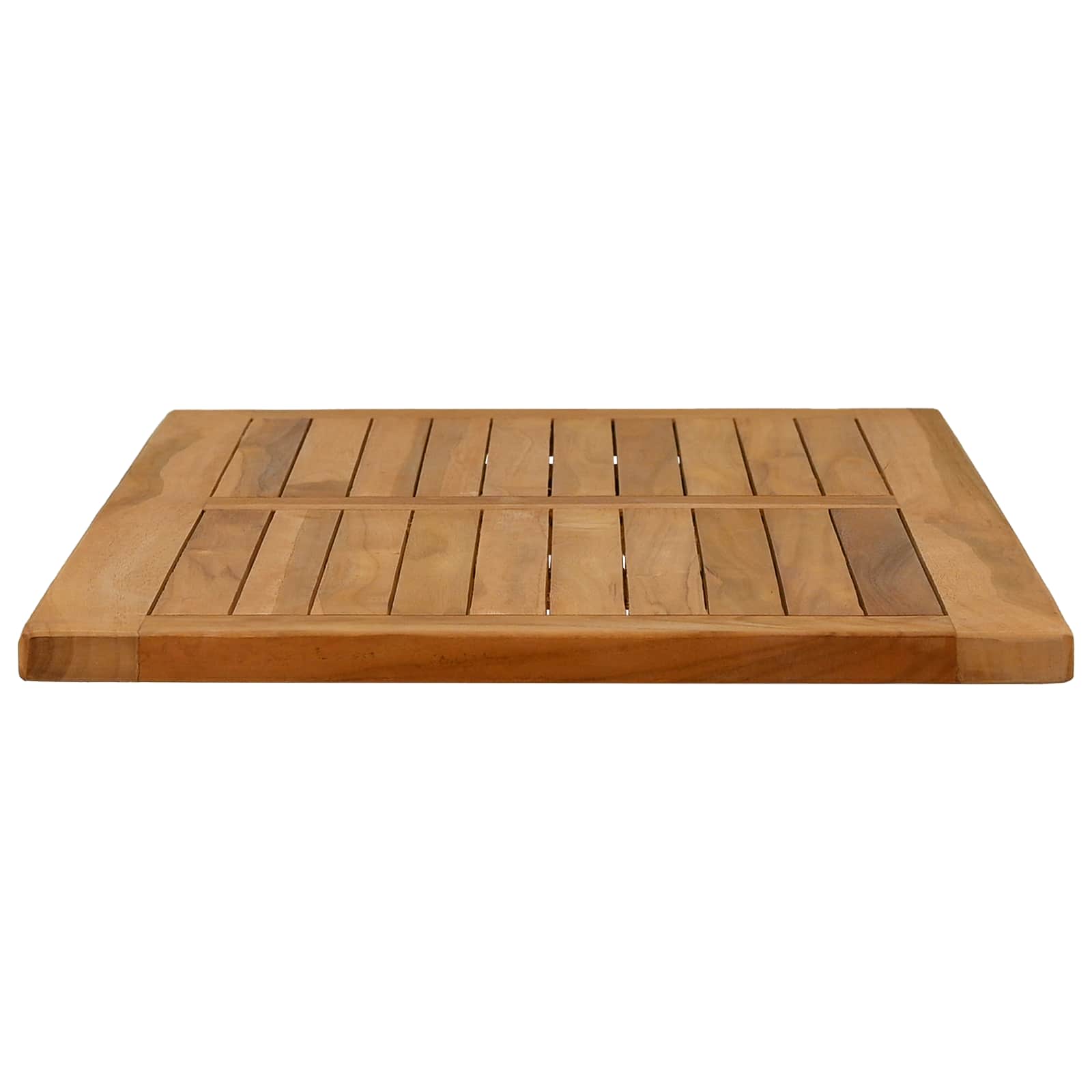 Plateau de table Rectangulaire Bois de teck massif Naturel - XIOS