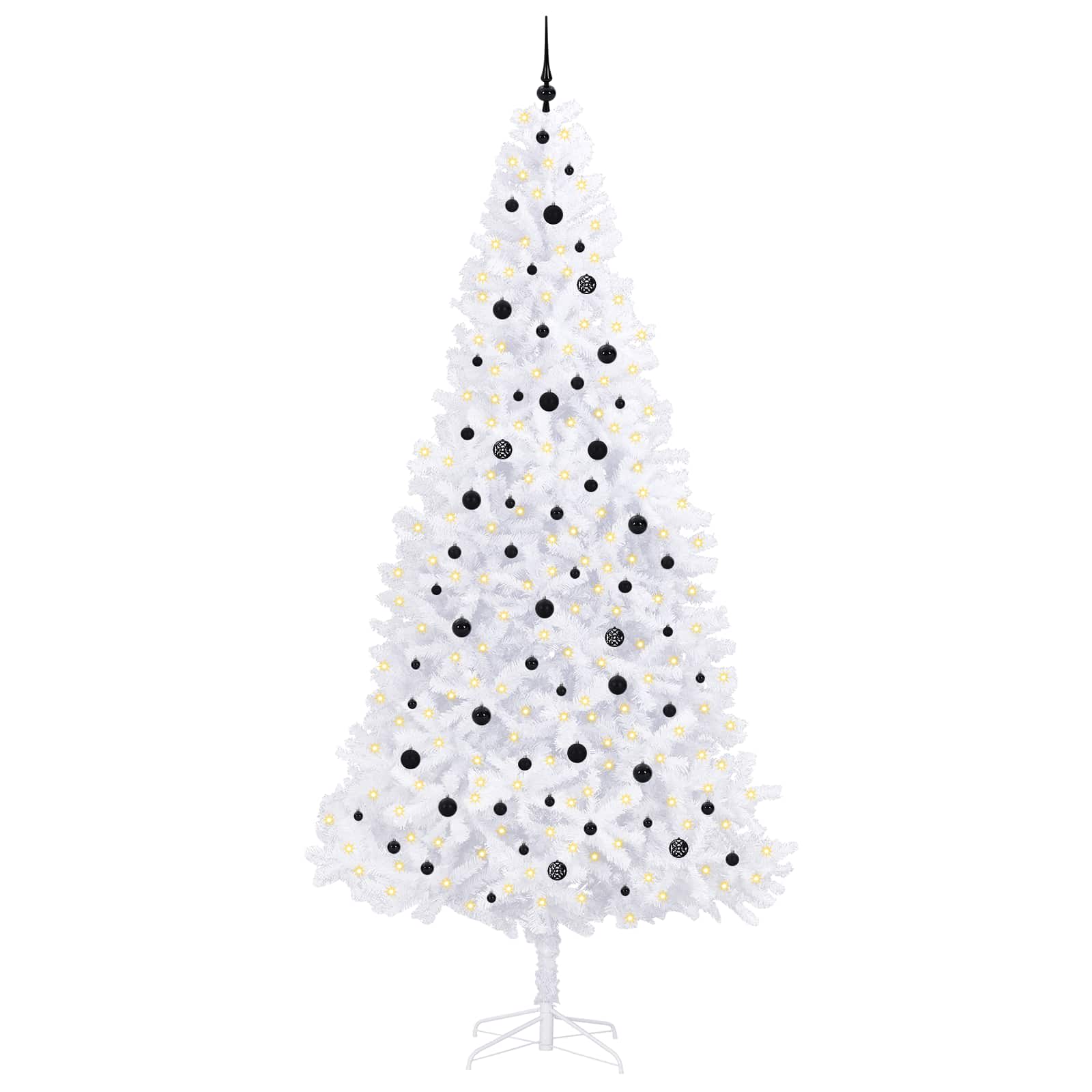 Sapin de Noël artificiel avec 300 LED Blanc 300 cm PVC et Acier - XIOS