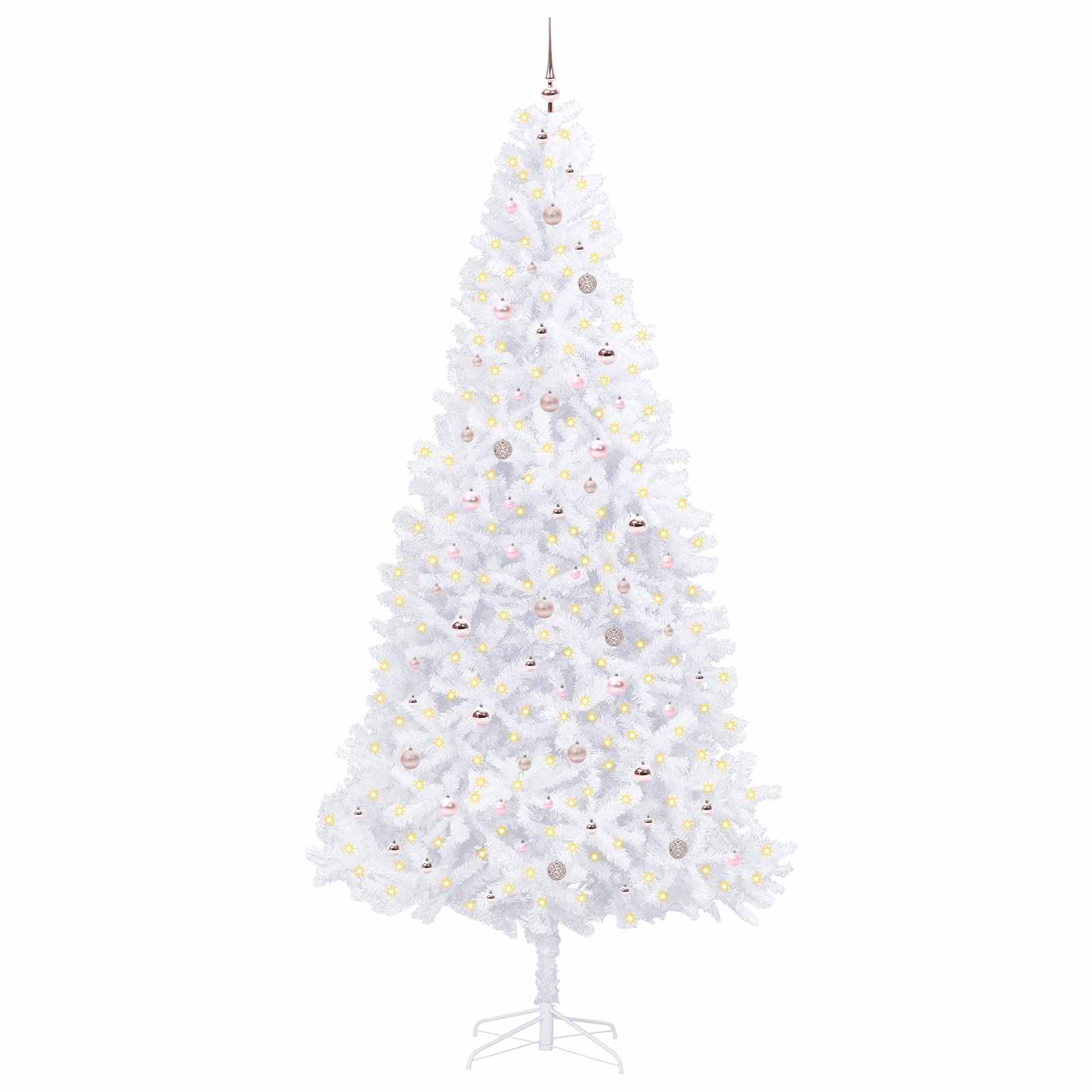 Sapin de Noël artificiel avec 300 LED Blanc 300 cm PVC et Acier - XIOS