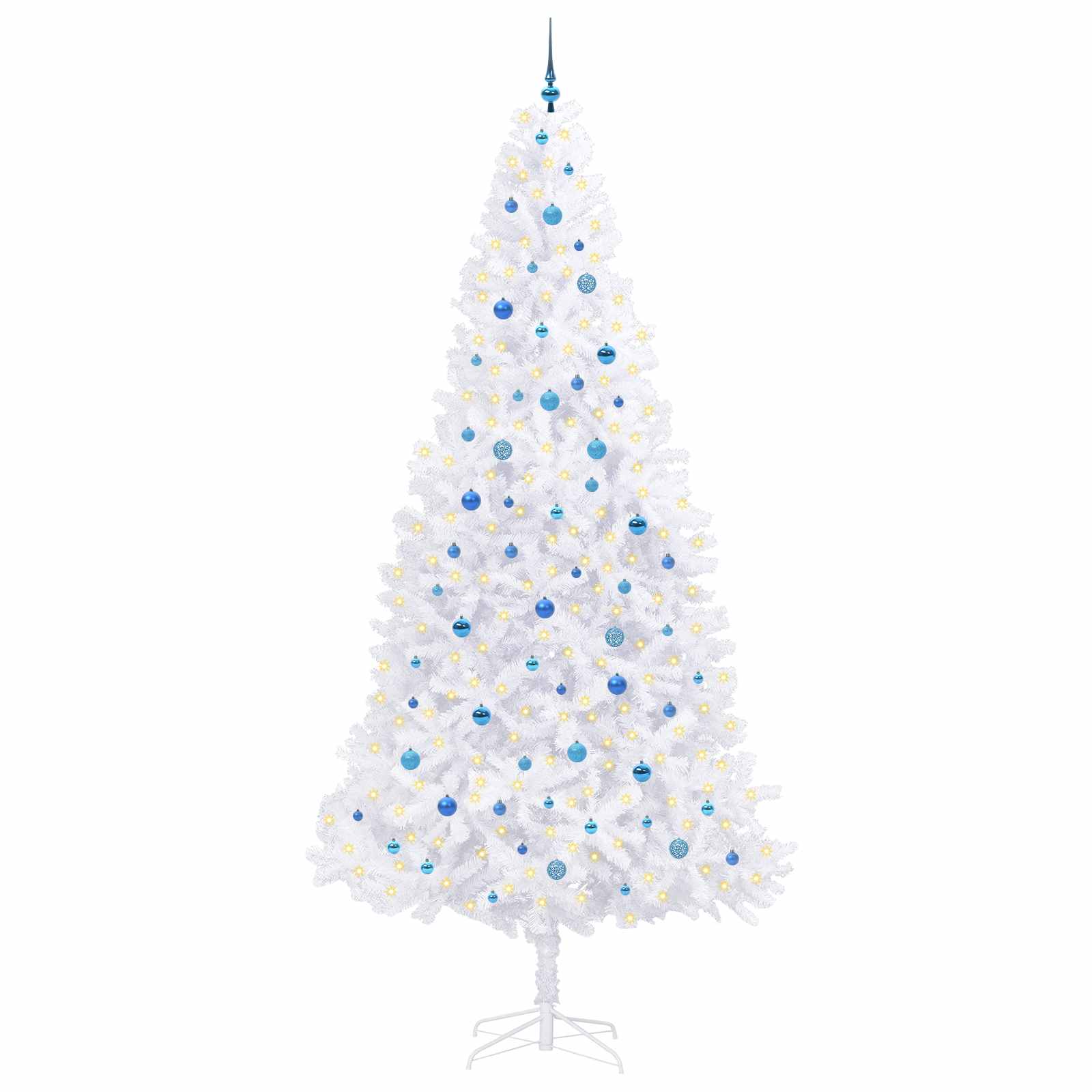 Sapin de Noël artificiel avec 300 LED Blanc 300 cm PVC et Acier - XIOS