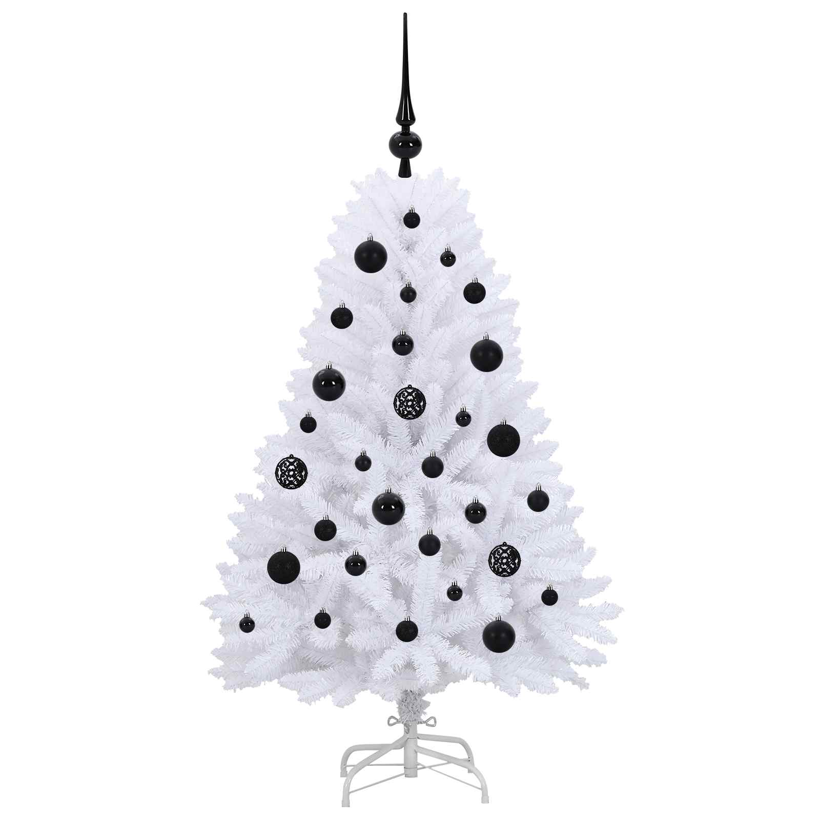 Sapin de Noël Artificiel à Branches Articulées Blanc 120 cm - XIOS