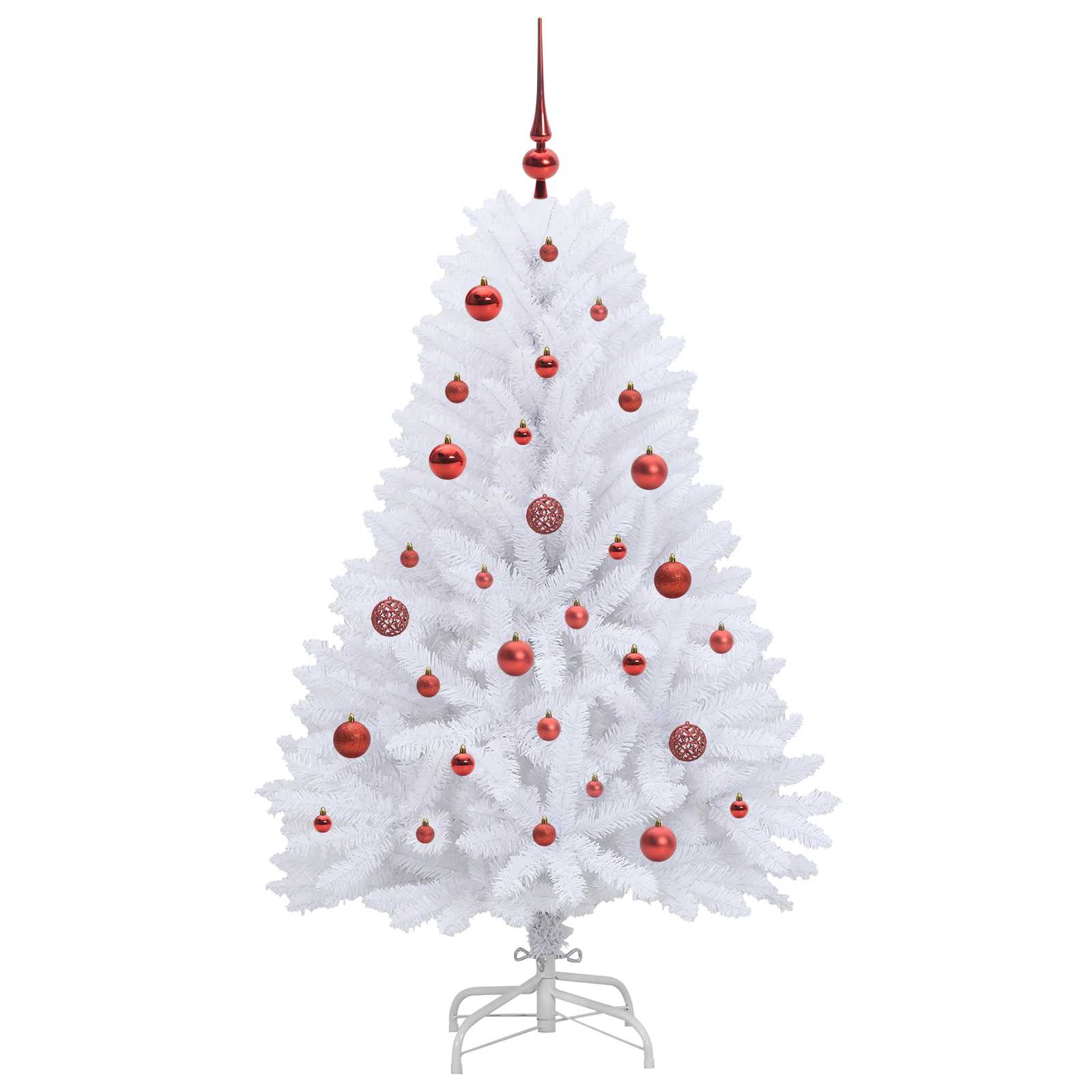 Sapin de Noël Artificiel à Branches Articulées Blanc 150 cm - XIOS