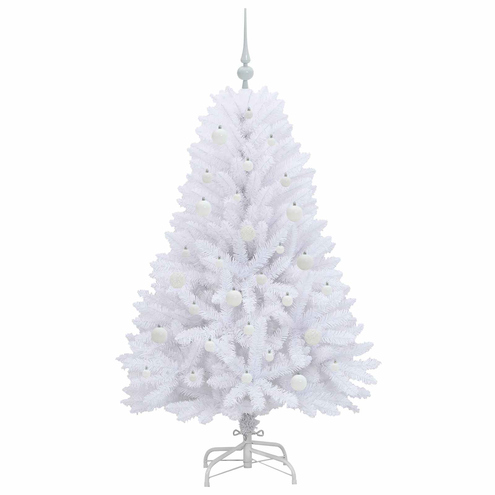 Sapin de Noël Artificiel à Branches Articulées Blanc 150 cm - XIOS