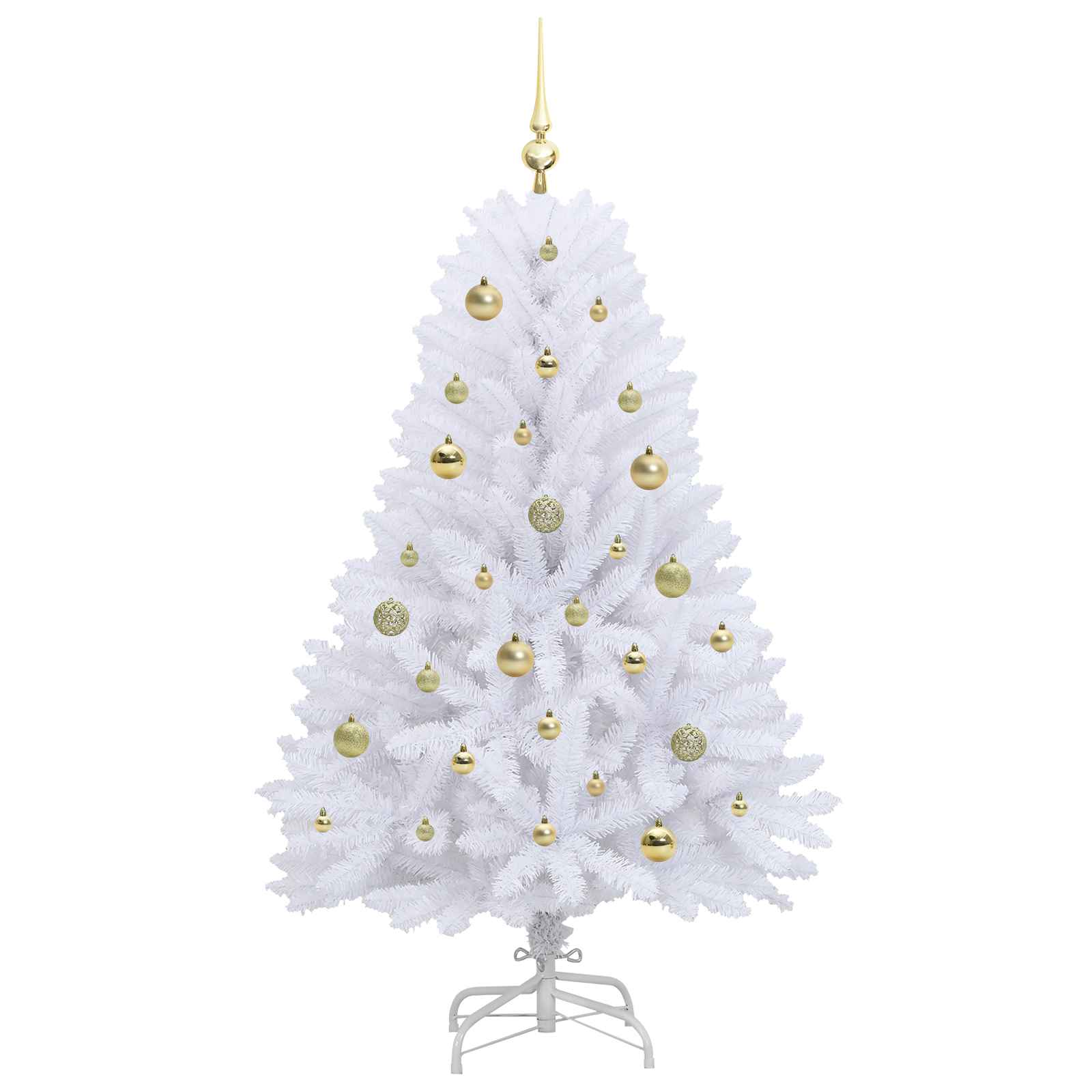 Sapin de Noël Artificiel à Branches Articulées Blanc 150 cm - XIOS