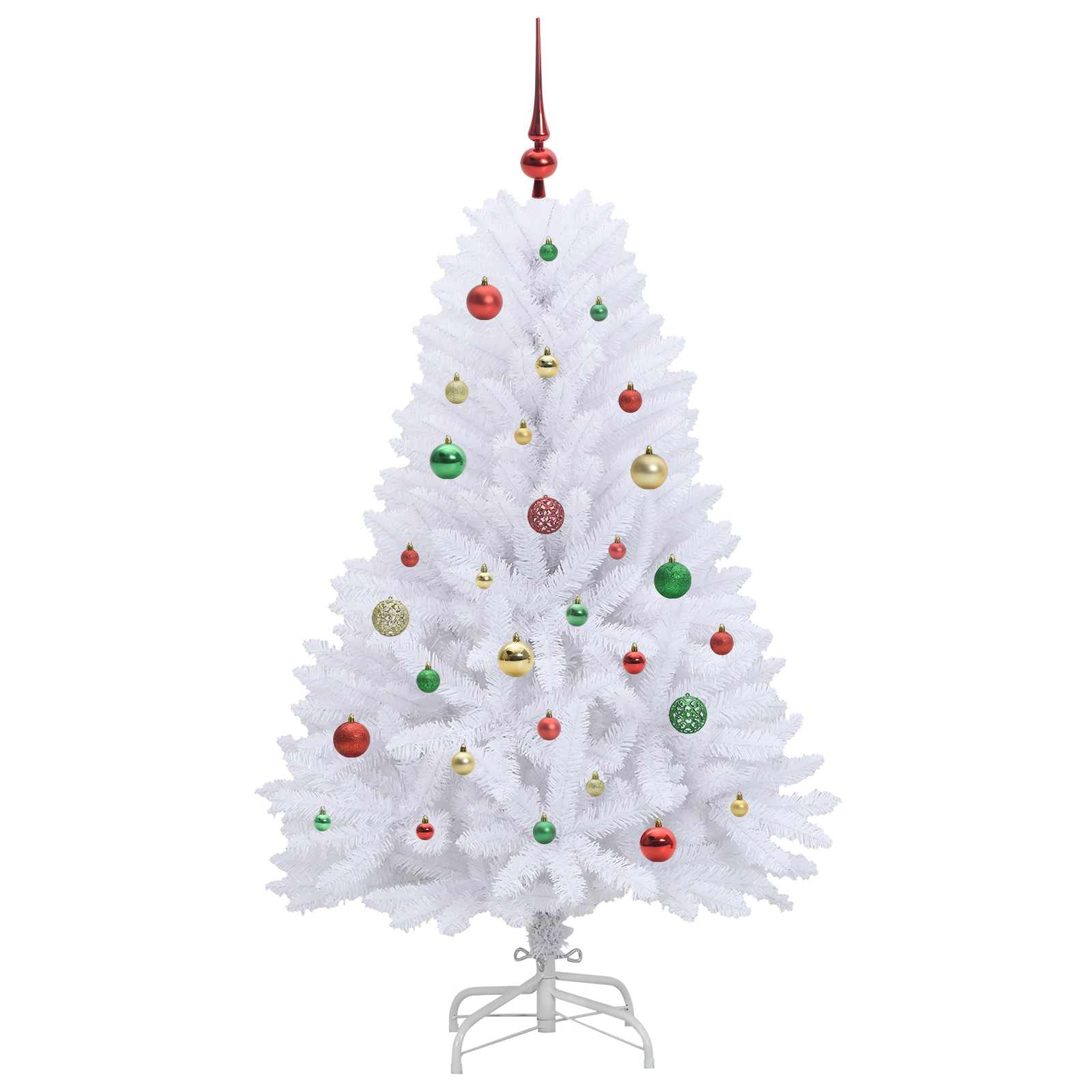 Sapin de Noël Artificiel à Branches Articulées Blanc 150 cm - XIOS