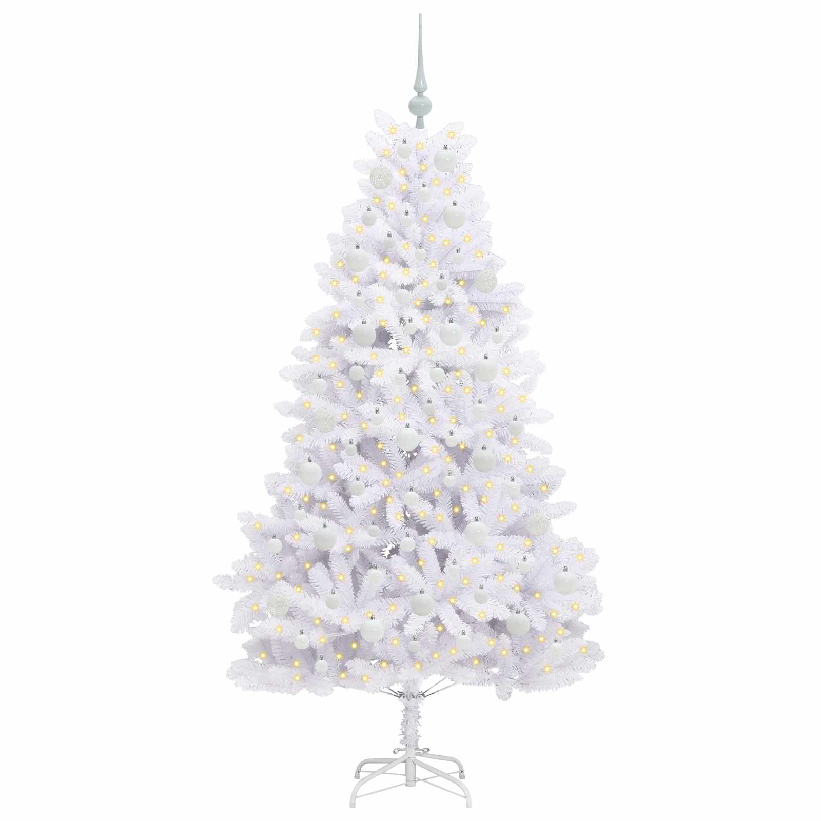 Sapin de Noël Artificiel à Branches Articulées Blanc 180 cm - XIOS