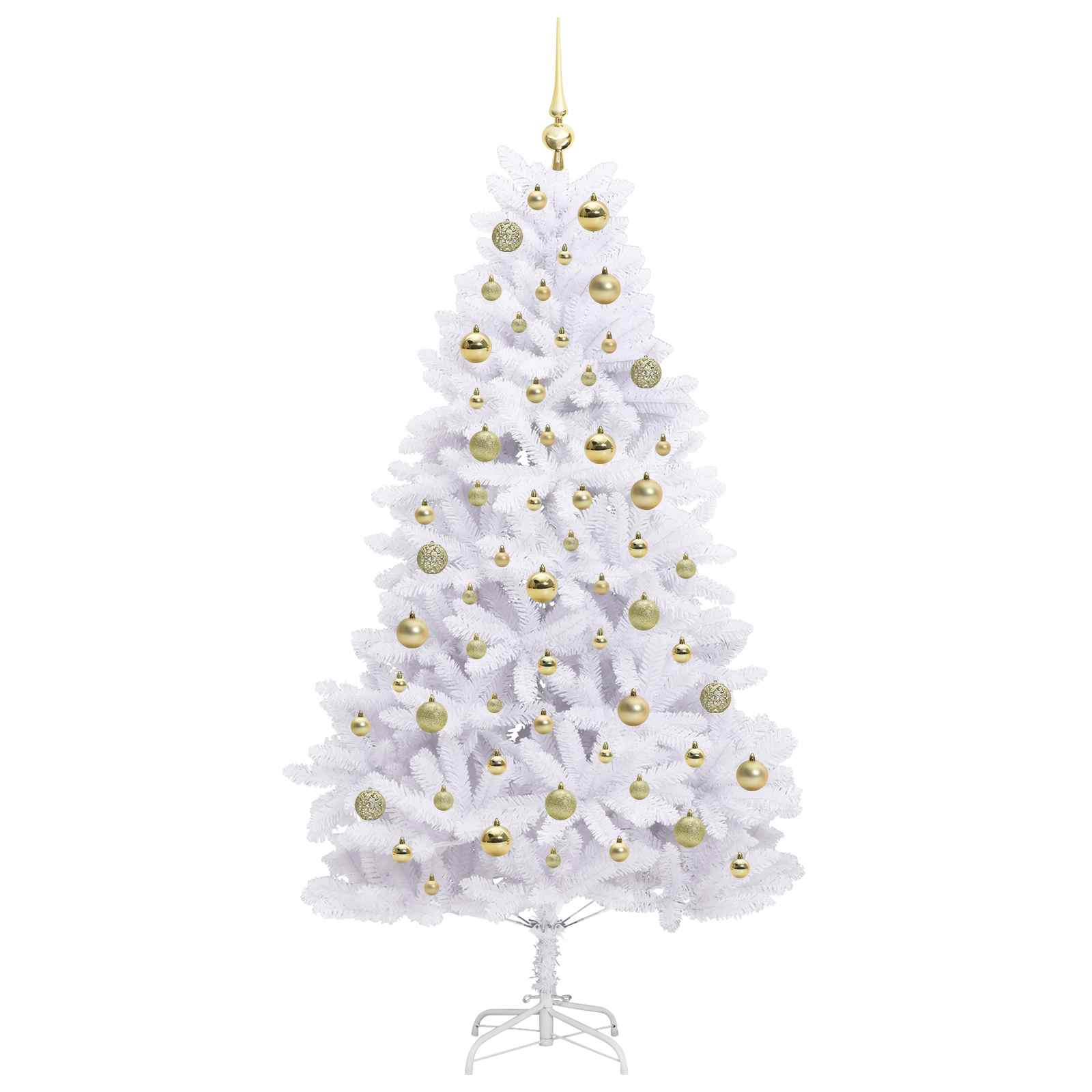 Sapin de Noël Artificiel à Branches Articulées Blanc 180 cm - XIOS