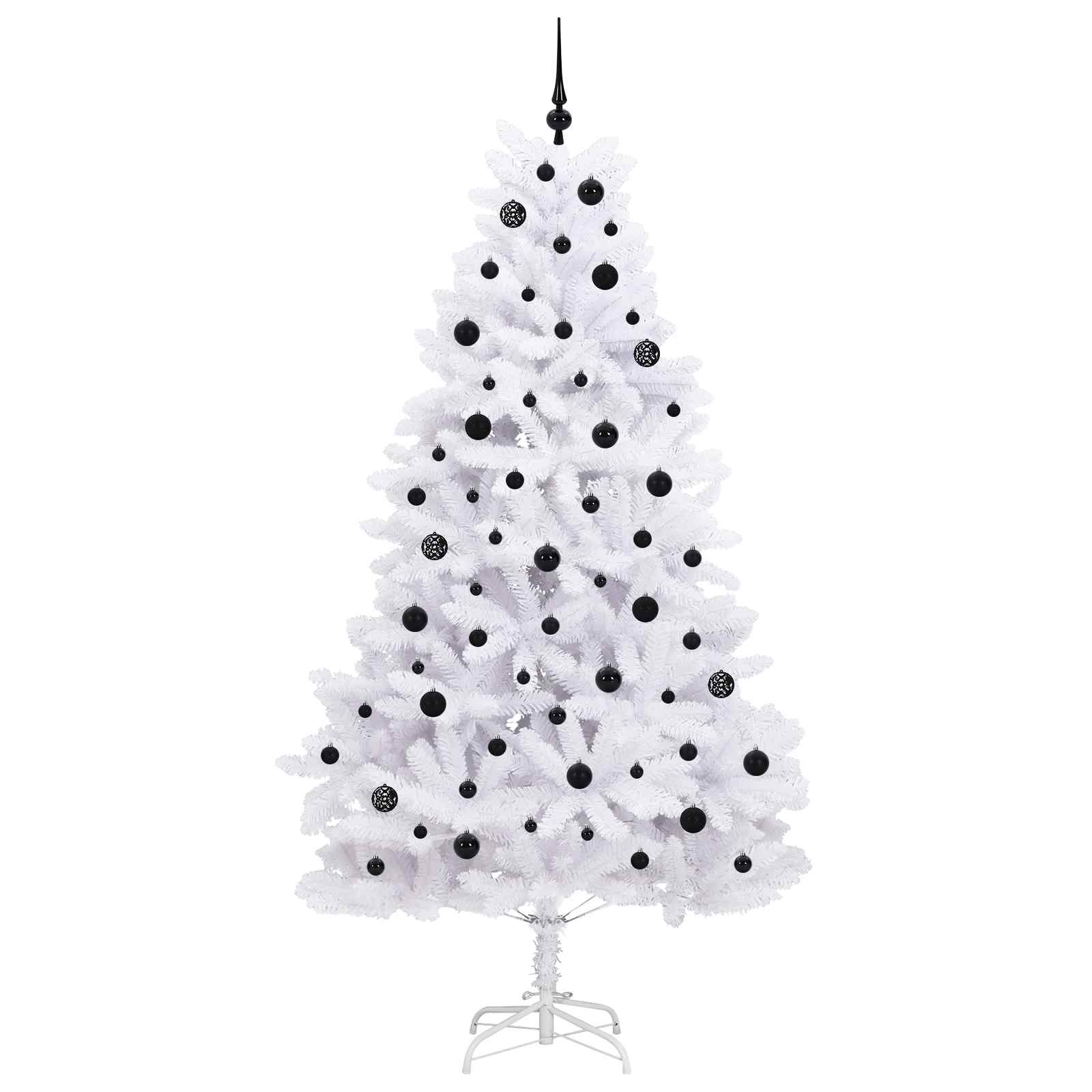 Sapin de Noël Artificiel à Branches Articulées Blanc 210 cm - XIOS