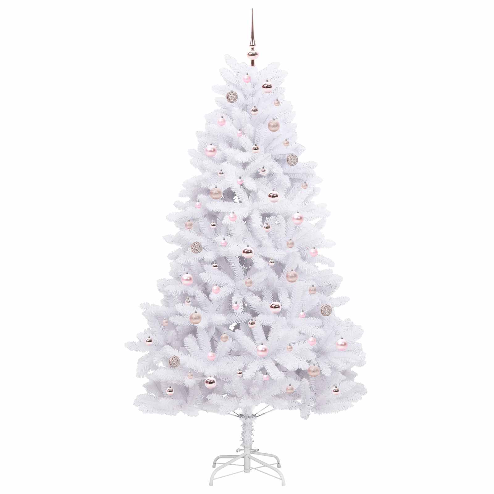 Sapin de Noël Artificiel à Branches Articulées Blanc 210 cm - XIOS