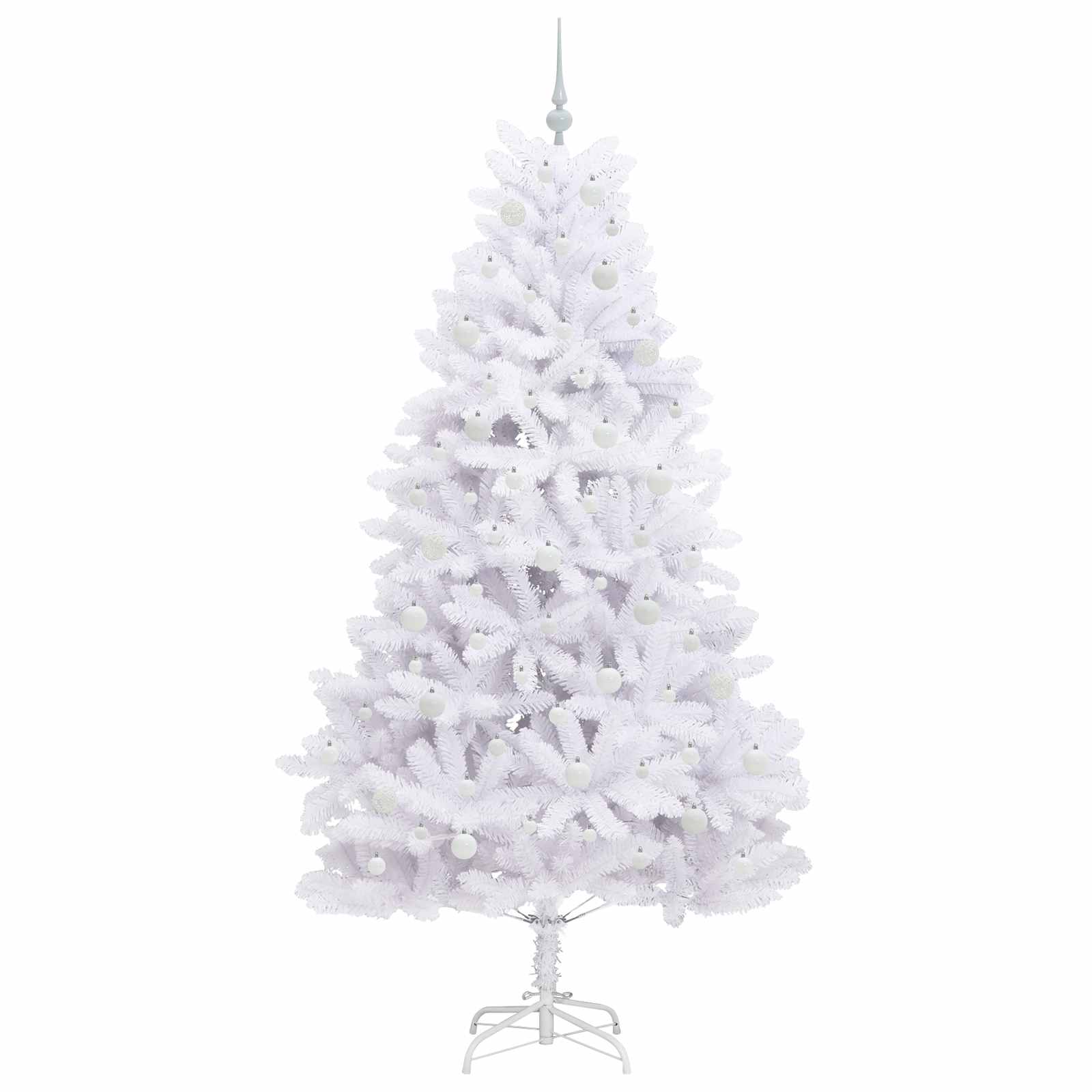 Sapin de Noël Artificiel à Branches Articulées Blanc 210 cm - XIOS