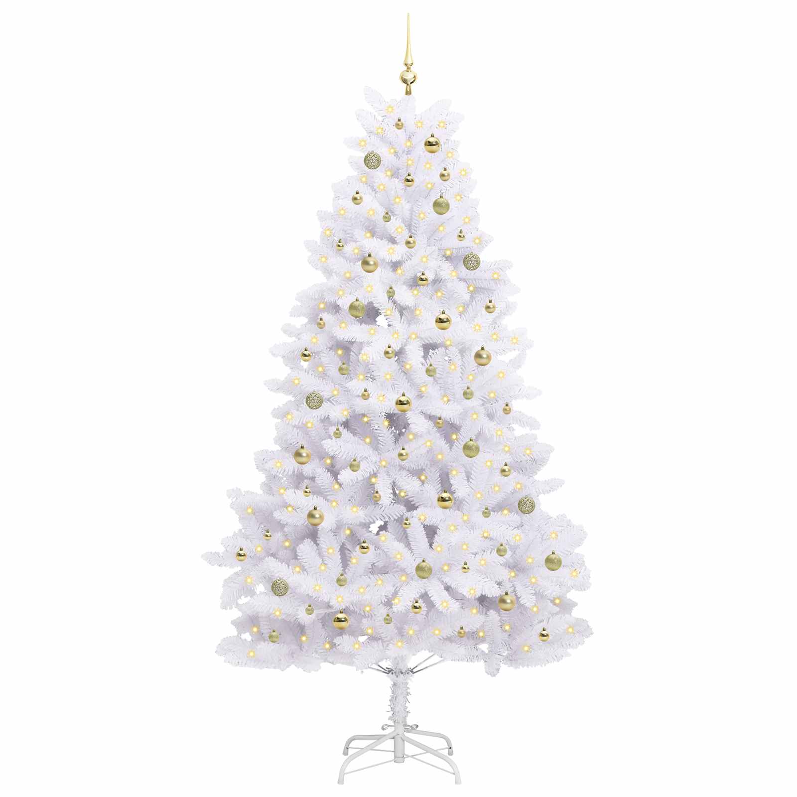 Sapin de Noël Artificiel à Branches Articulées Blanc 240 cm - XIOS
