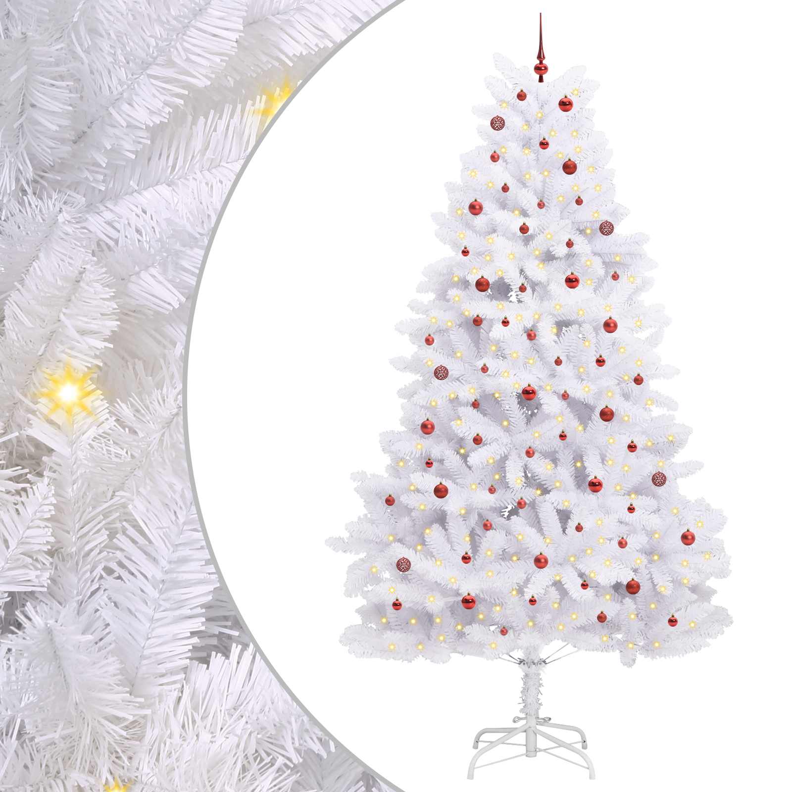 Sapin de Noël Artificiel à Branches Articulées Blanc 300 cm - XIOS