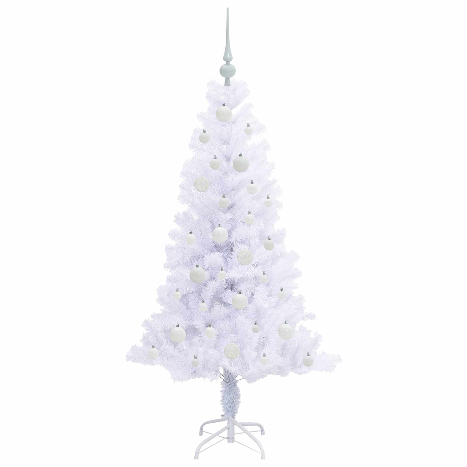 Sapin de Noël artificiel avec 150 LED Blanc 150 cm PVC et Acier - XIOS