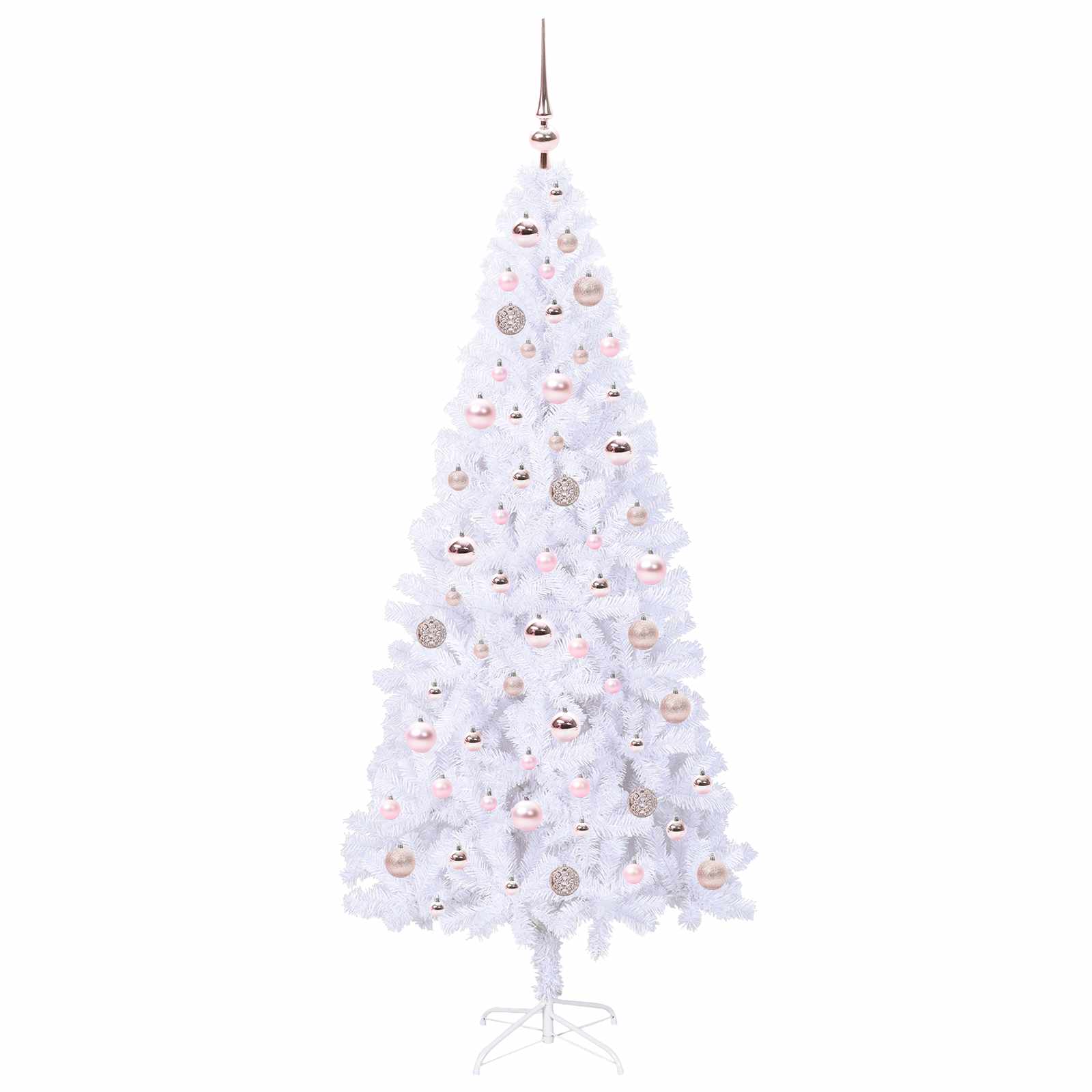 Sapin de Noël artificiel avec 300 LED Blanc 180 cm PVC et Acier - XIOS