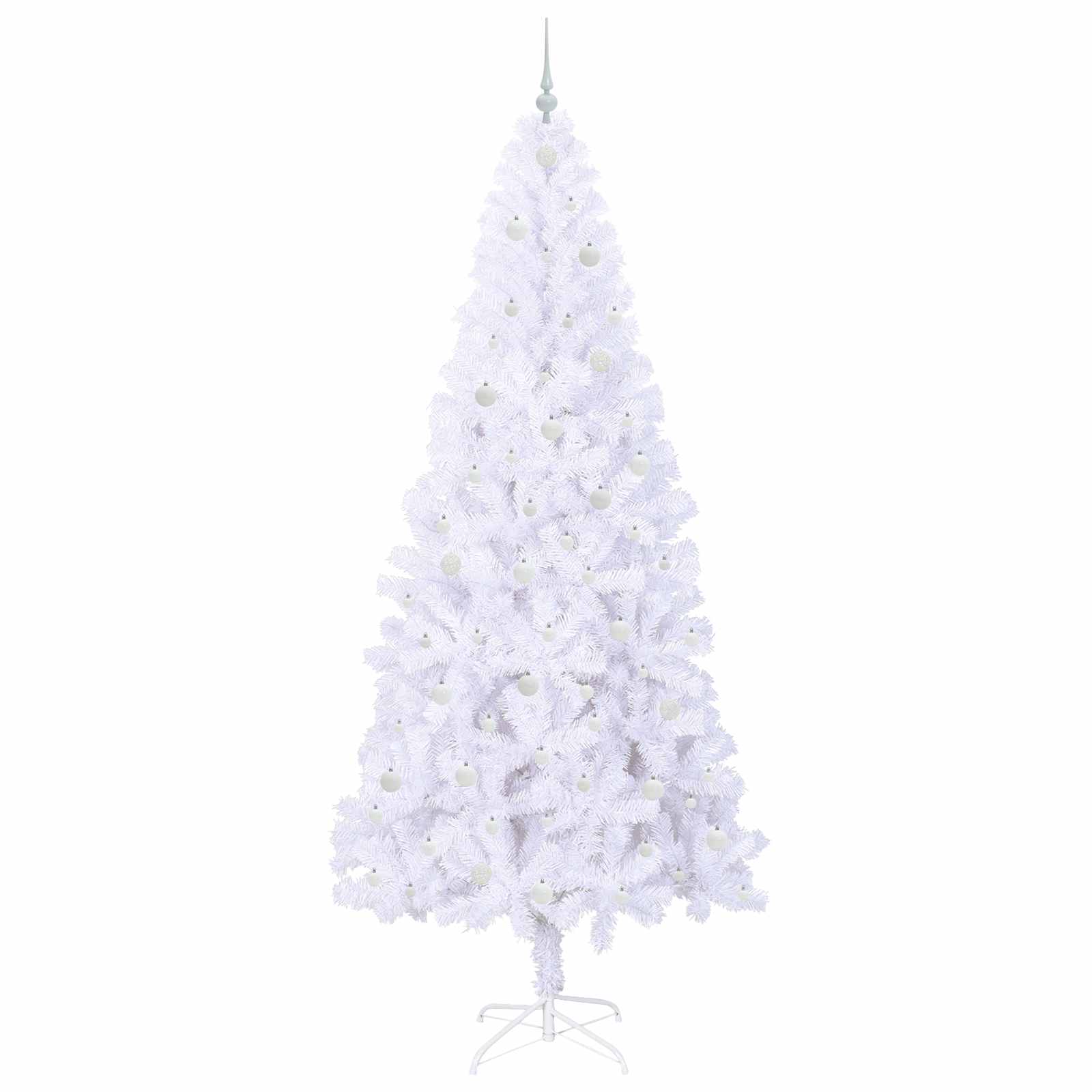Sapin de Noël artificiel avec 300 LED Blanc 240 cm PVC et Acier - XIOS