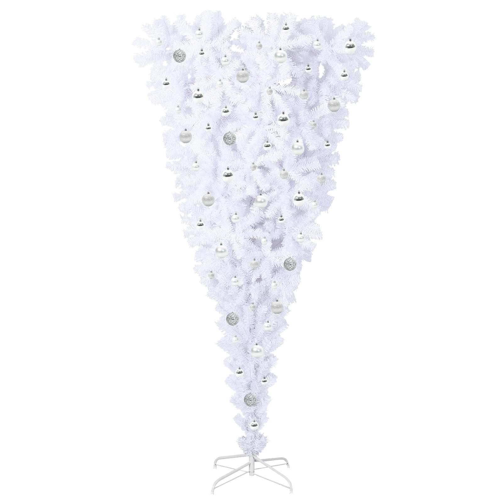 Sapin de Noël artificiel avec 300 LED Blanc 210 cm PVC et Acier - XIOS