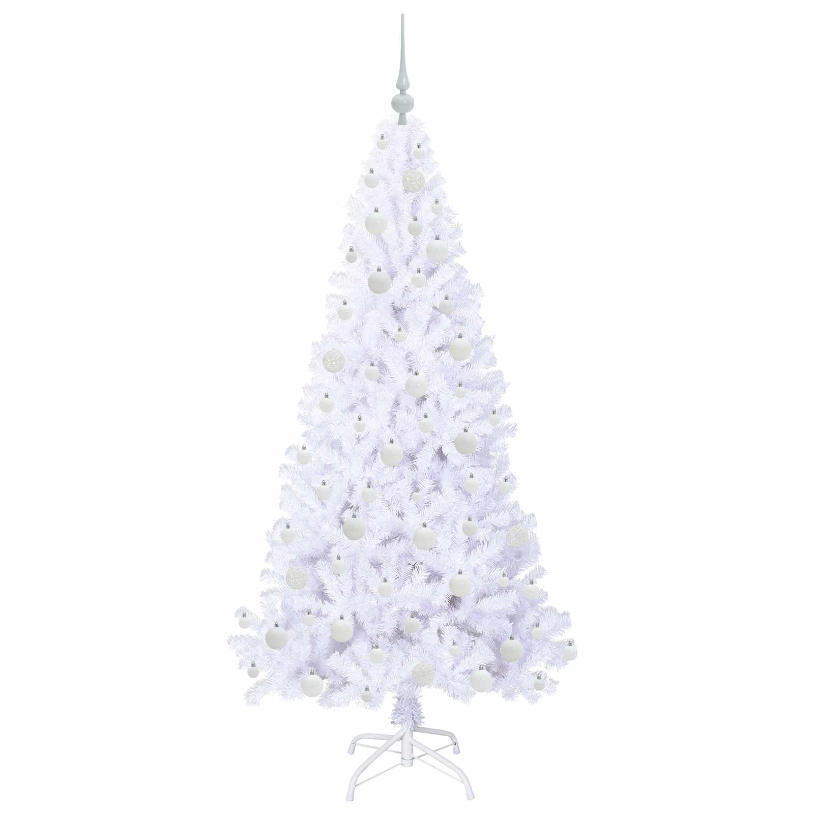 Sapin de Noël artificiel avec 300 LED Blanc 180 cm PVC et Acier - XIOS