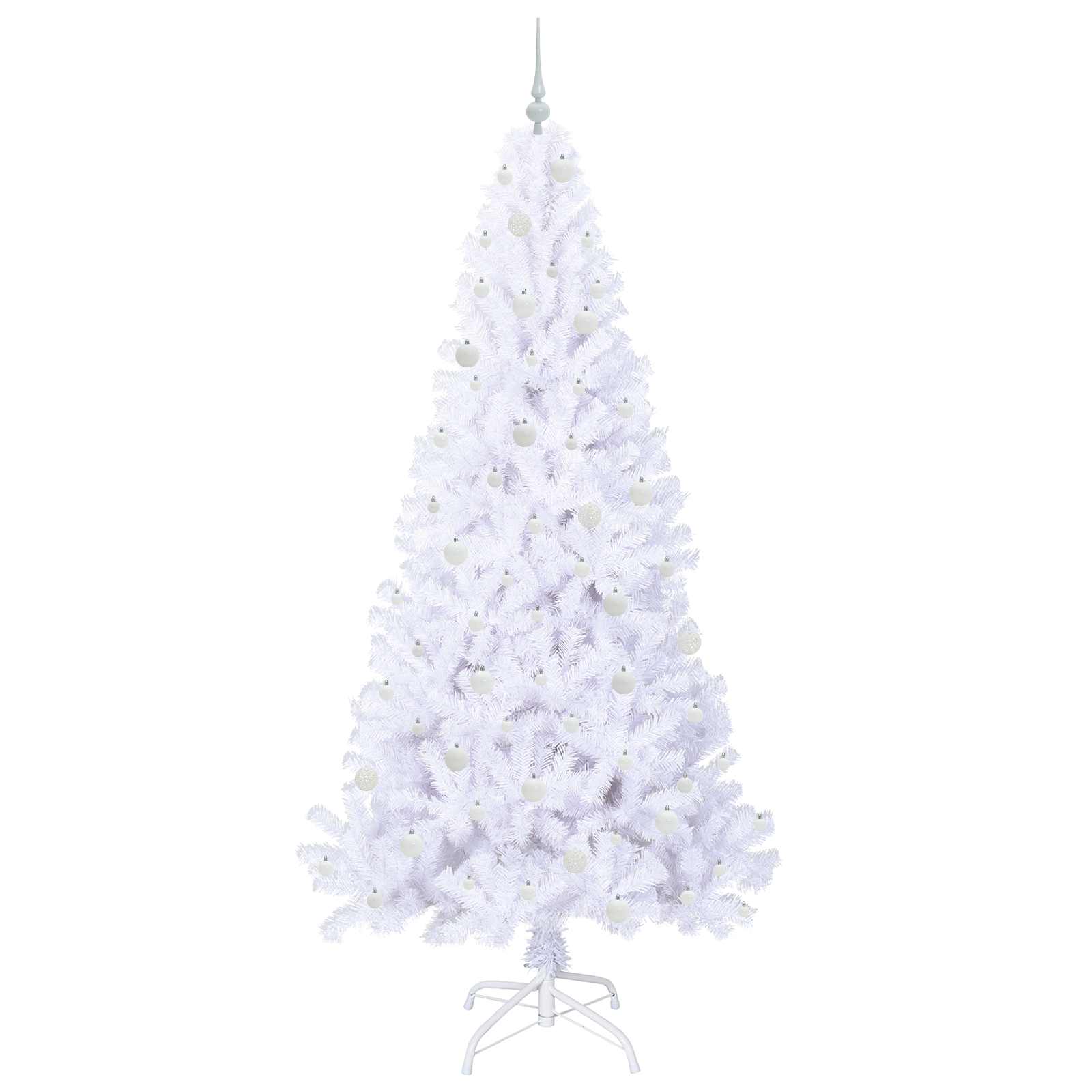 Sapin de Noël artificiel avec 300 LED Blanc 240 cm PVC et Acier - XIOS